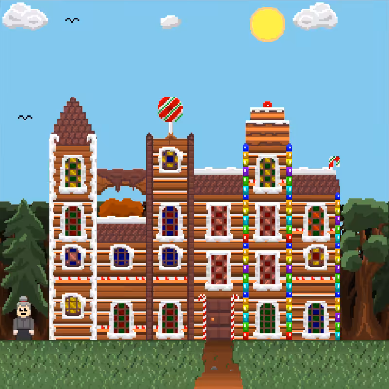 2D Mansion Candy House #54