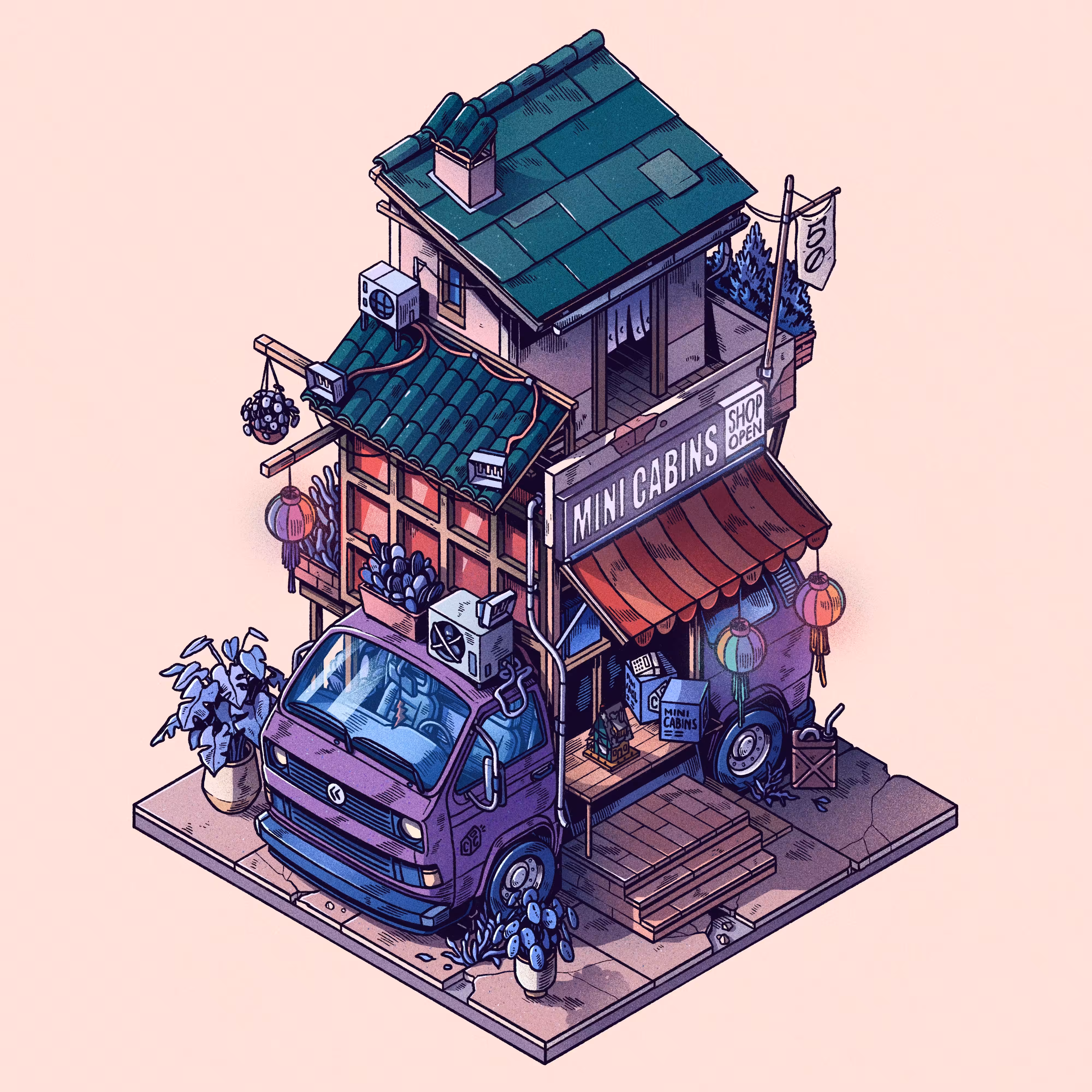 Curious Cabins #50: Caravan #500