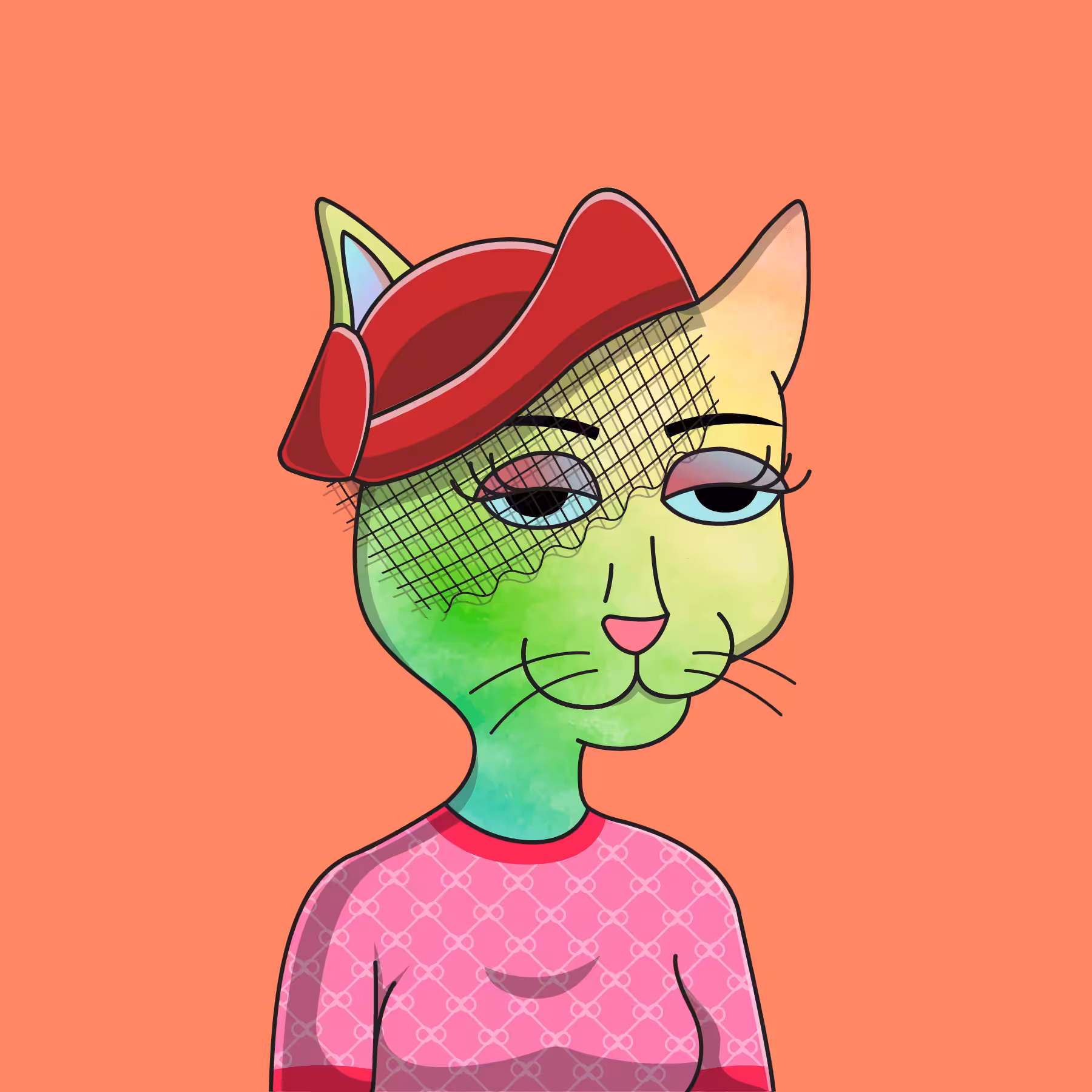 Girl Cat #585