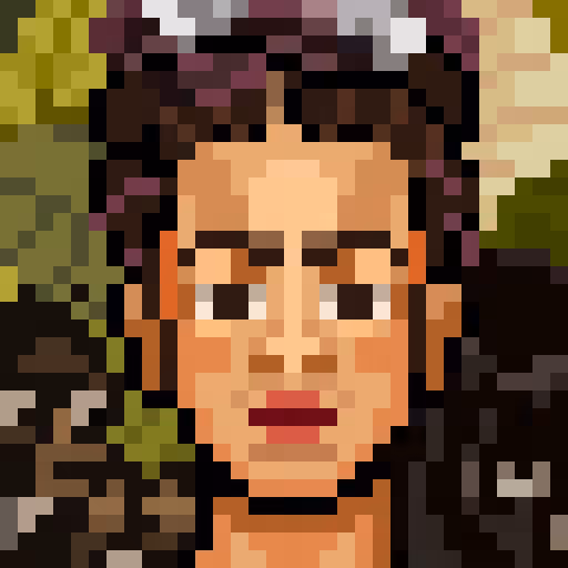 Pixel Portraits Series #003 [Frida Kahlo]