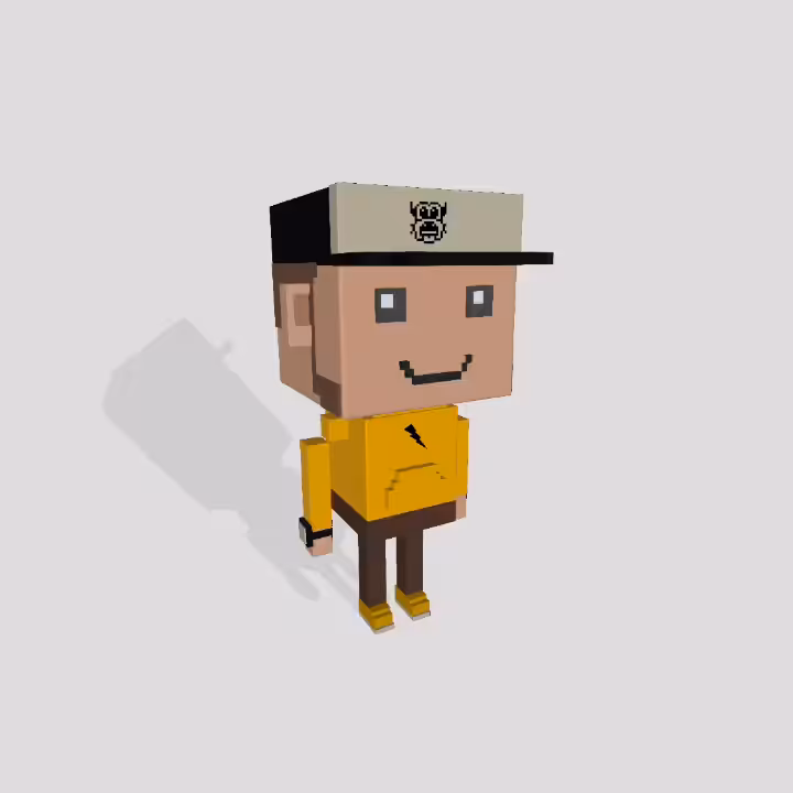 The smiling boy