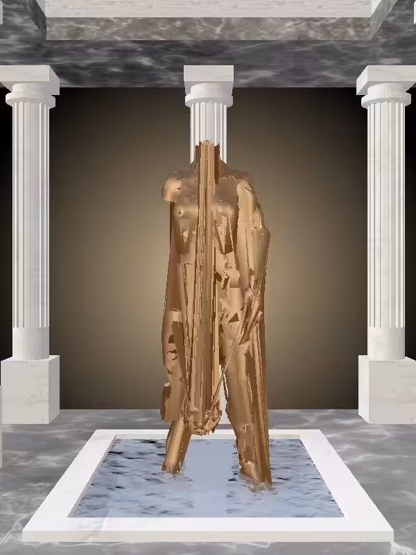 HeavenComputer: The Indifferent Old Bronze Woman #1561