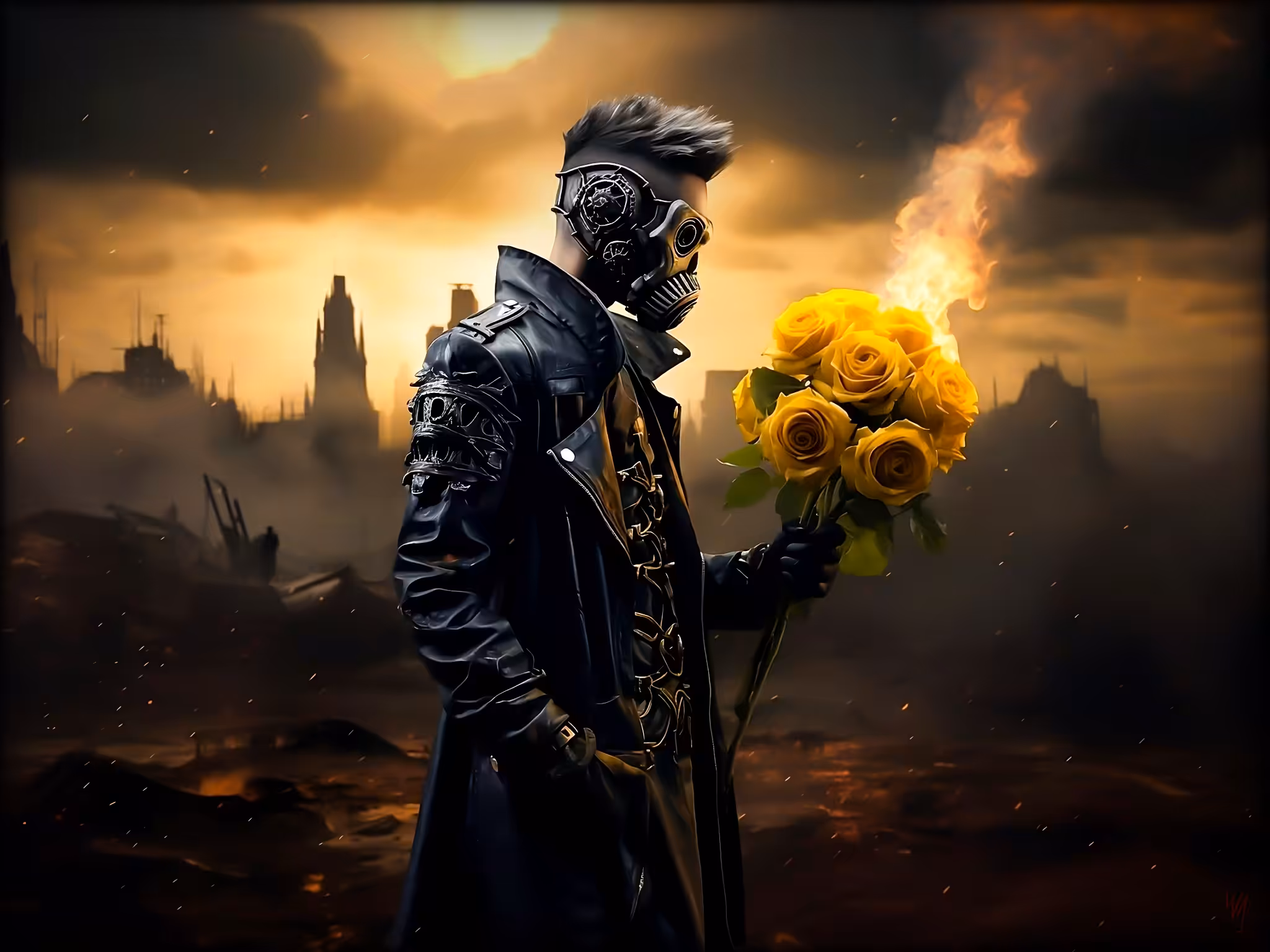 Watching the last roses on the planet, burn. #1
