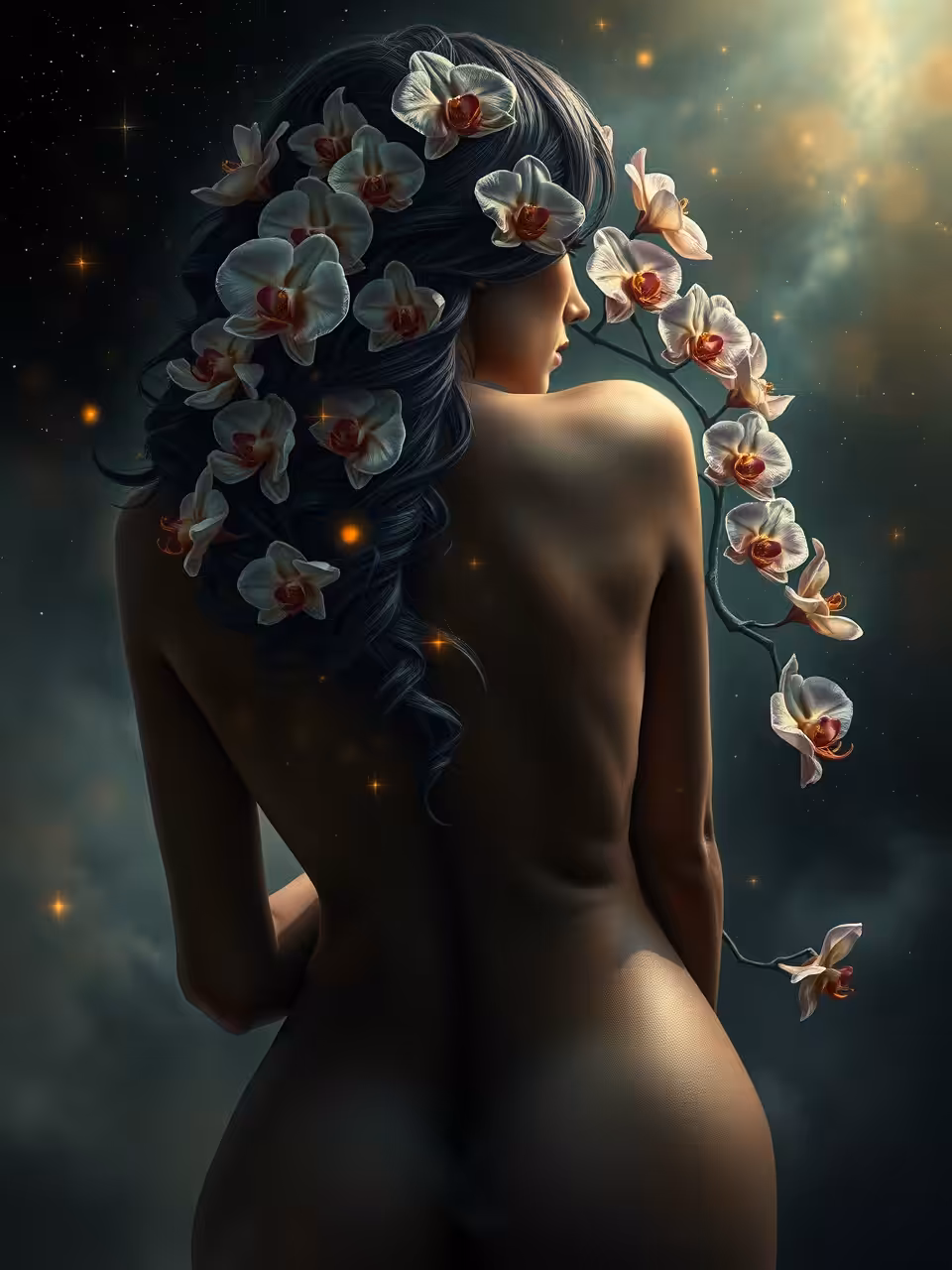 Surrealist Masterpieces : Sultry luscious woman
