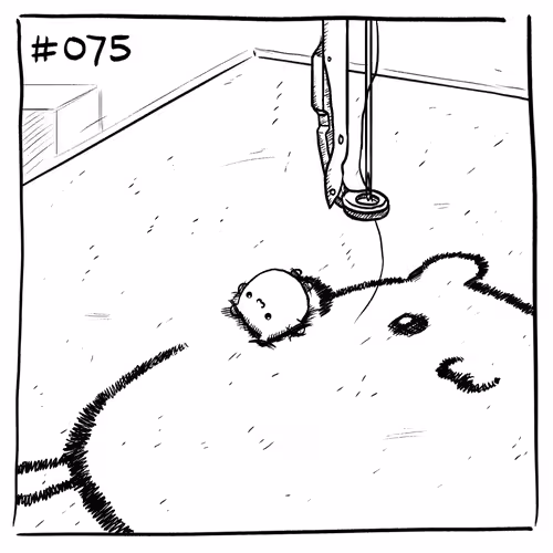 Suicidal Hamster - OLD COLLECTION (MOVED TO A NEW SMART CONTRACT) - old: Suicidal Hamster #075 - Embroidery