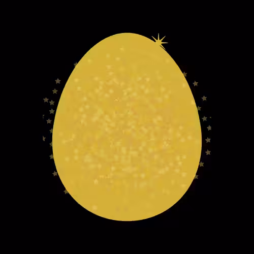 1 of 3 Solid Digital Gold Egg