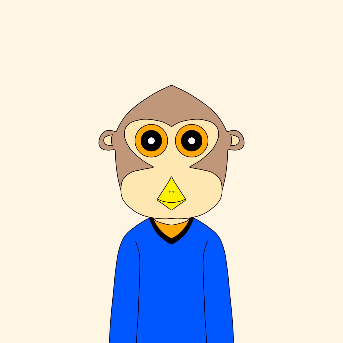 human monkey: monkey #18