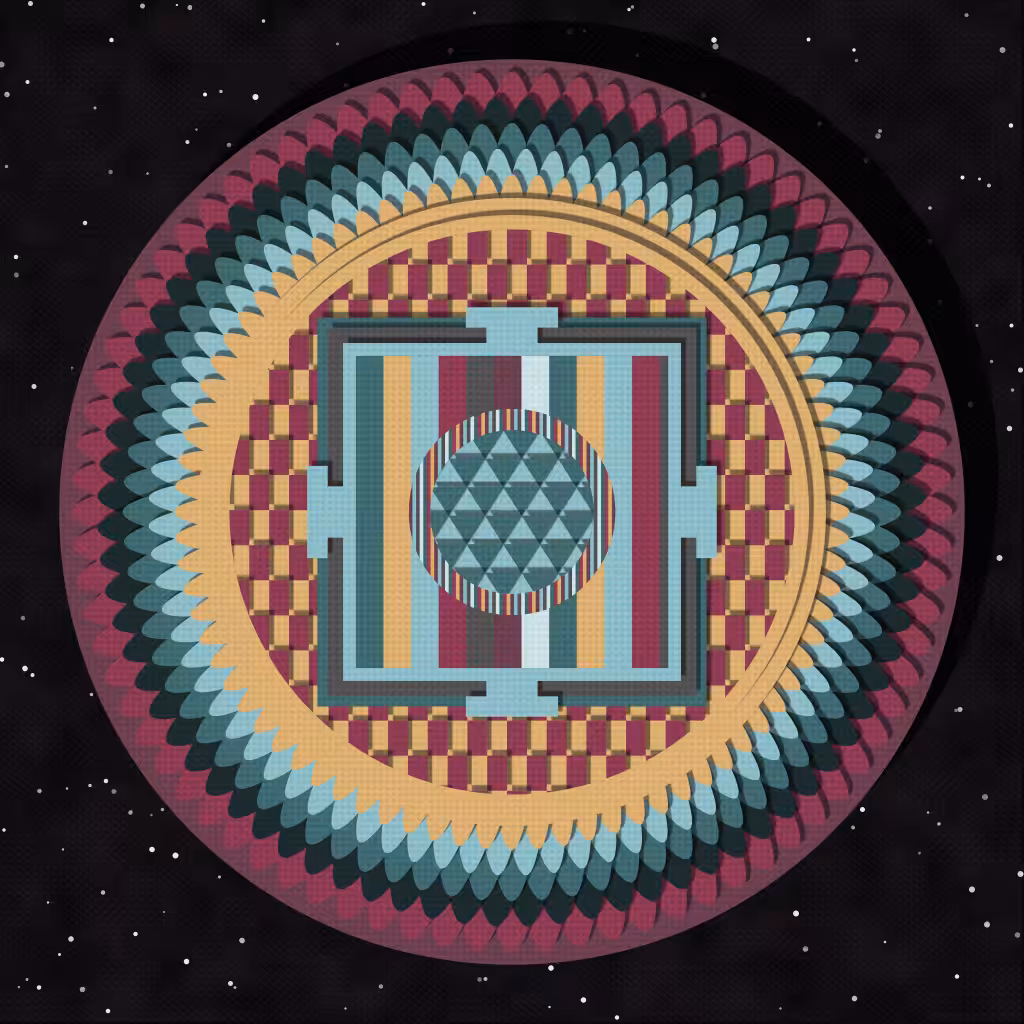 Paper Mandala #297