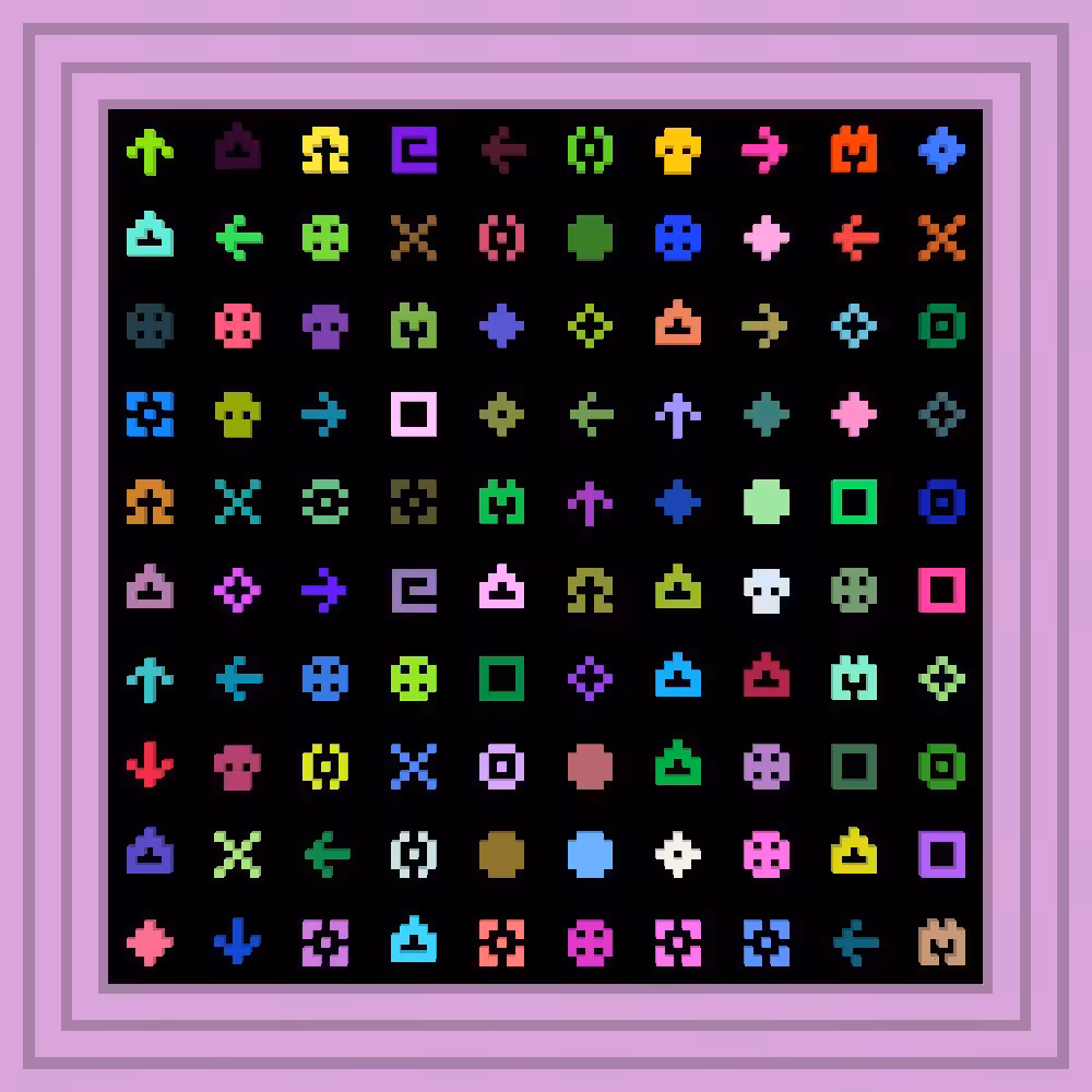Yo man what it do :: Procedural Symbols #125/1000