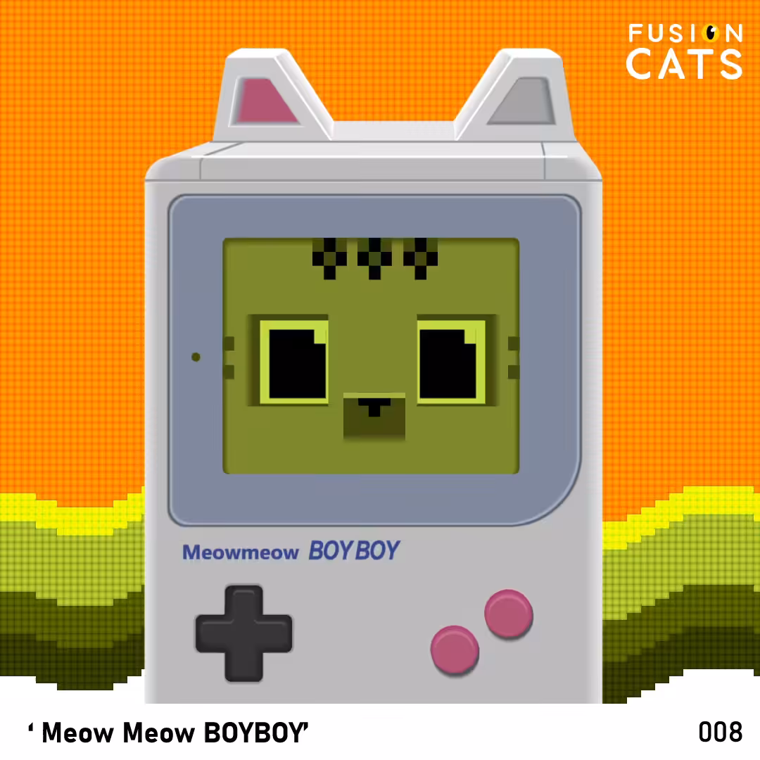 Fusion Cats Collection - ‘MeowMeow BoyBoy ’ #008