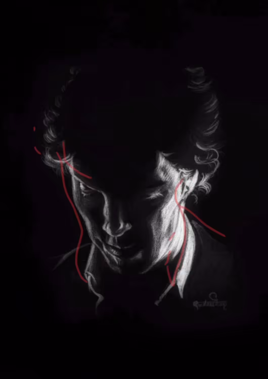 Benedict Cumberbatch as Sherlock. Handmade+Digital