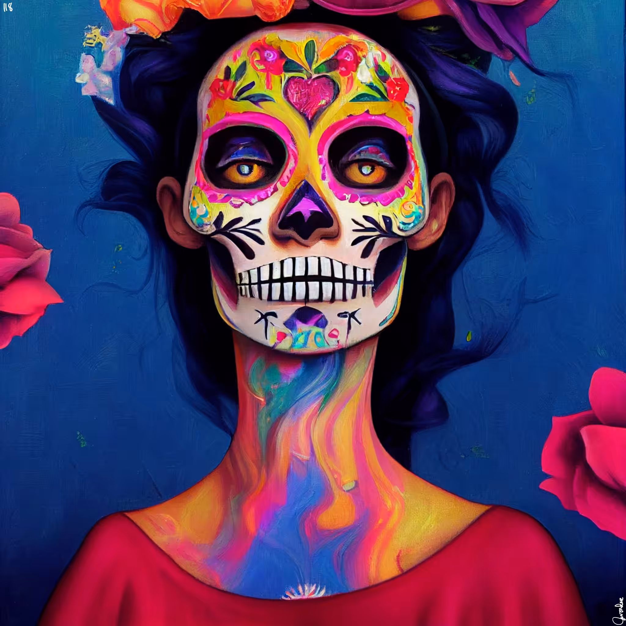 sugar skull #118