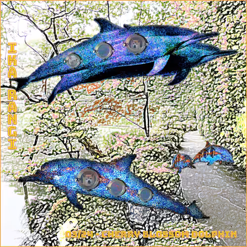 Number 03 of 24 - Cherry Blossom Dolphin