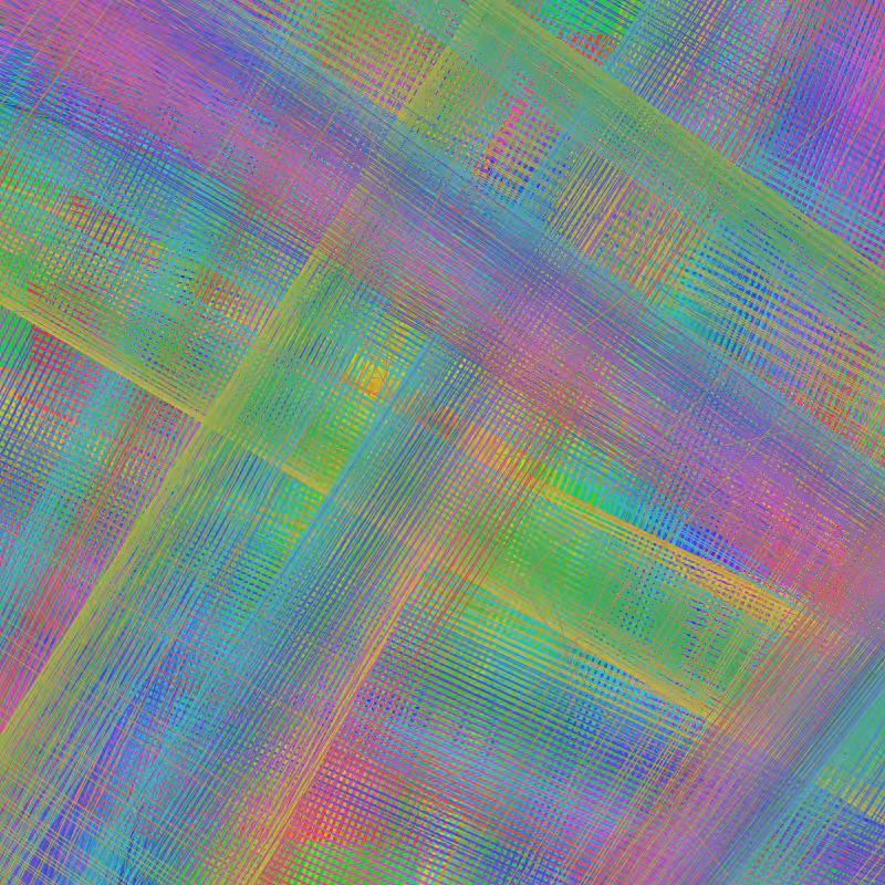 Fibonacci Rainbow Spirals 16 #1