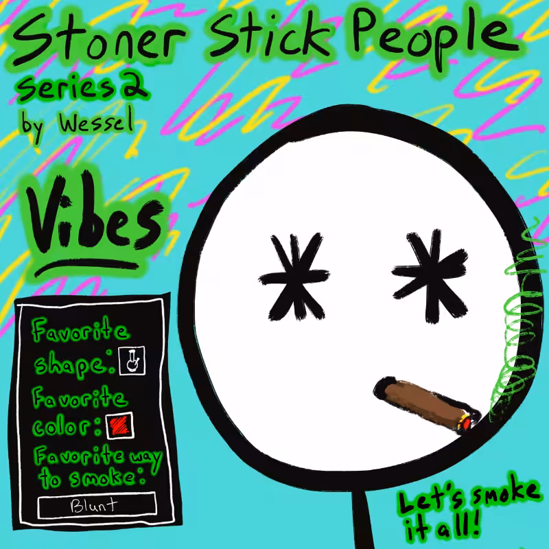 Stoner Stick People Series 2 #17