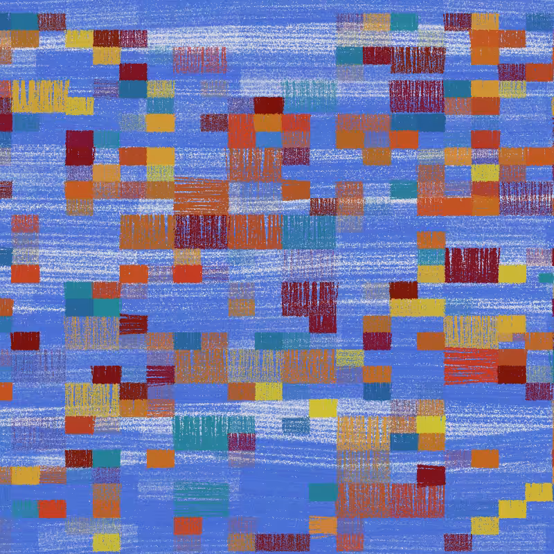 Composition #3 Patchwork Quilt #88