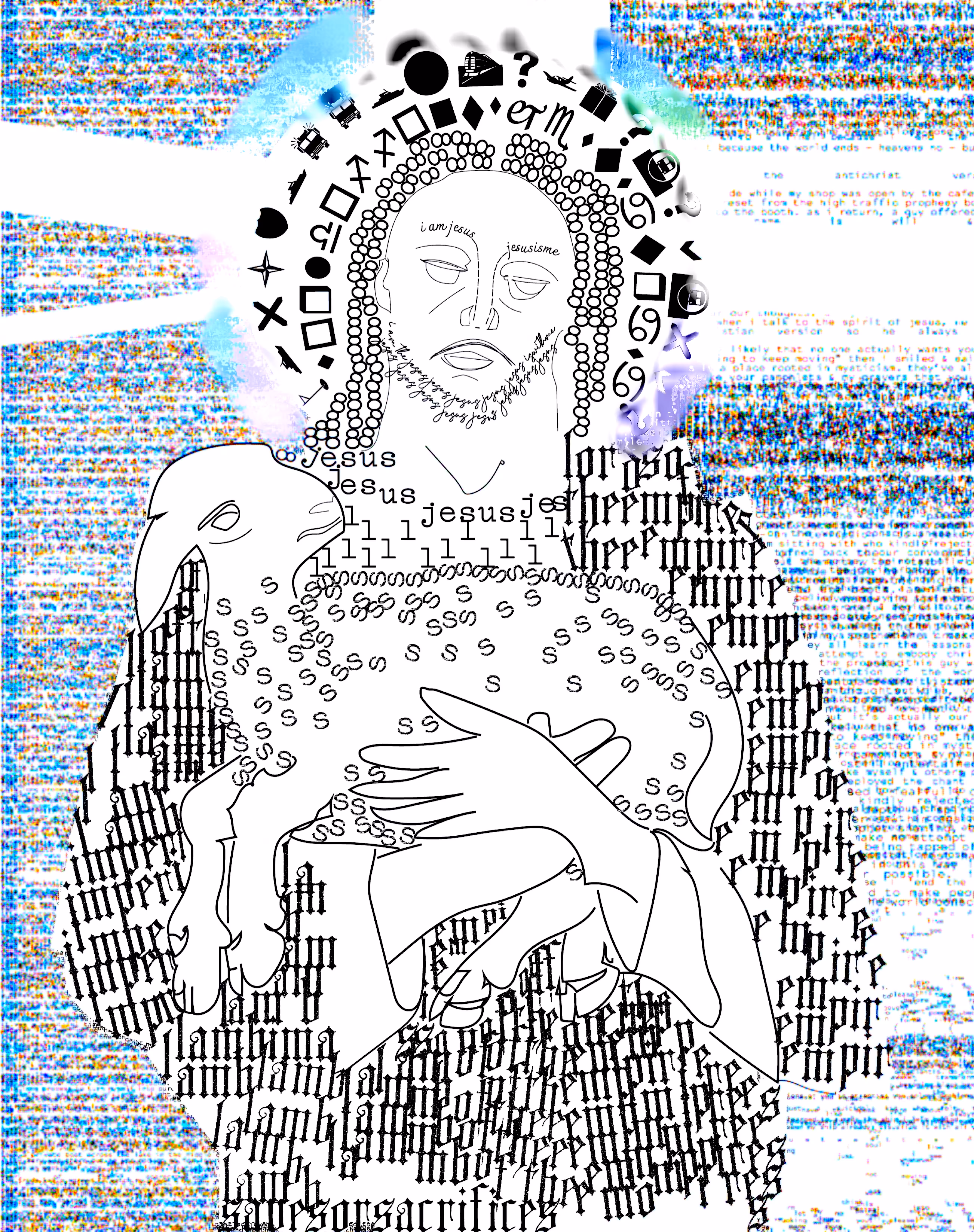 webdings jesus saves files