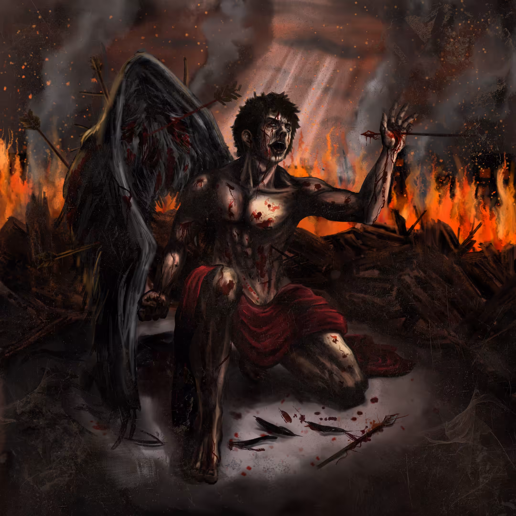 Wounded angel