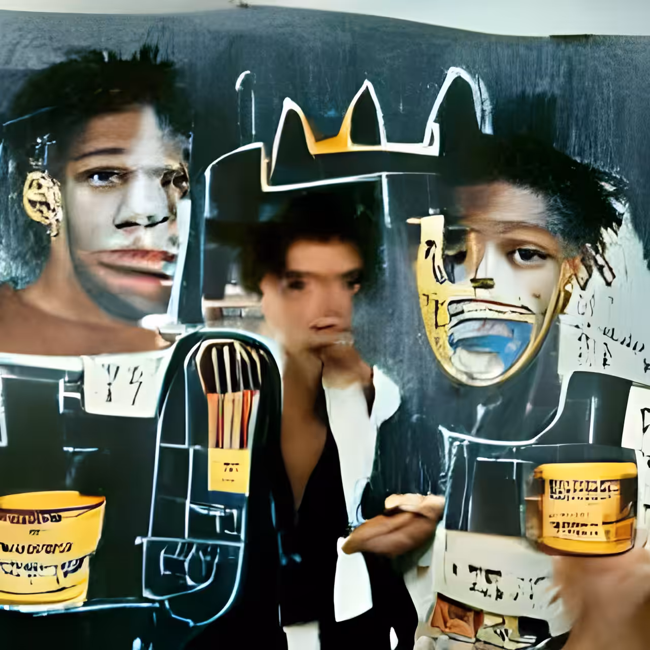 Basquiat triplets