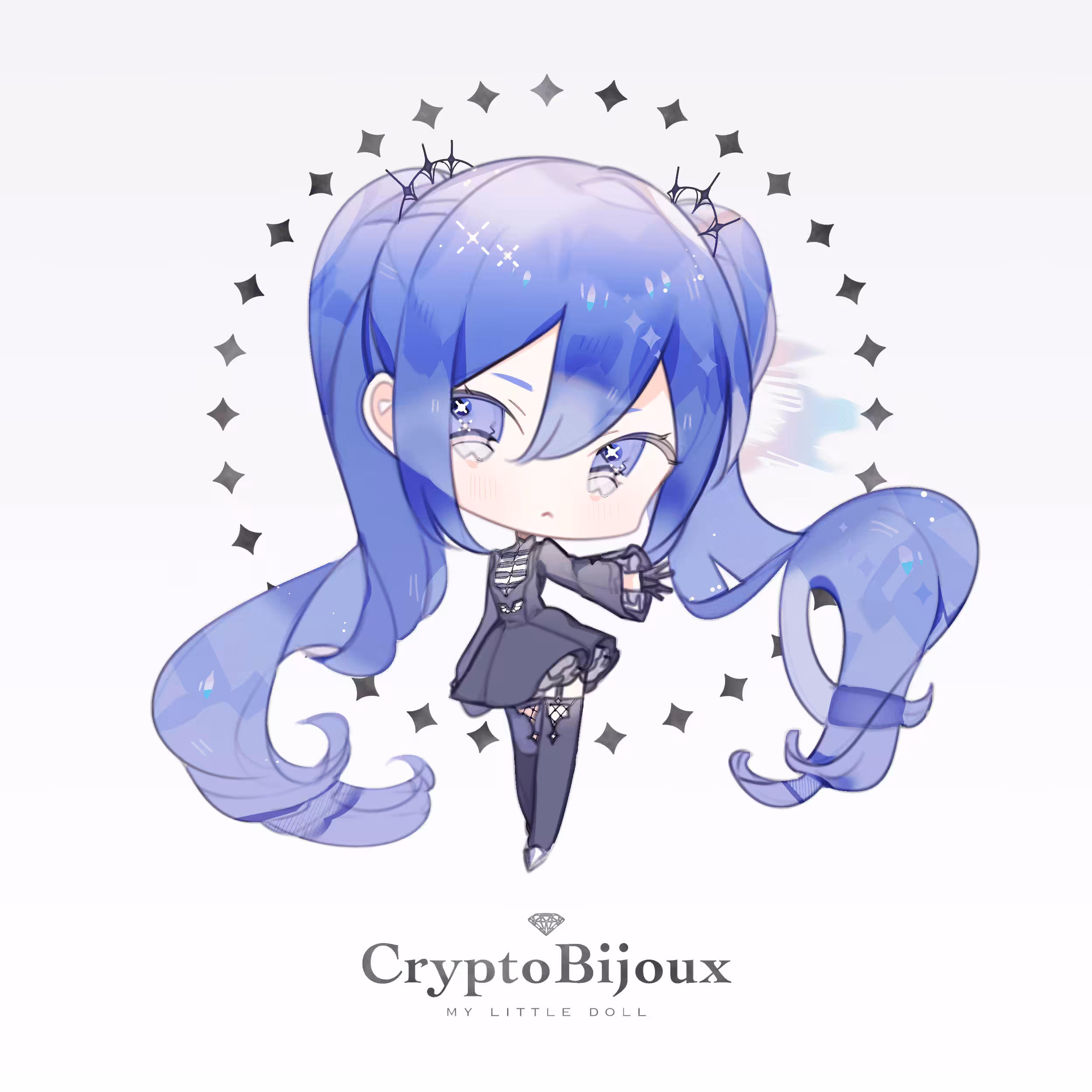 Crypto Bijoux 01 - Sapphire -