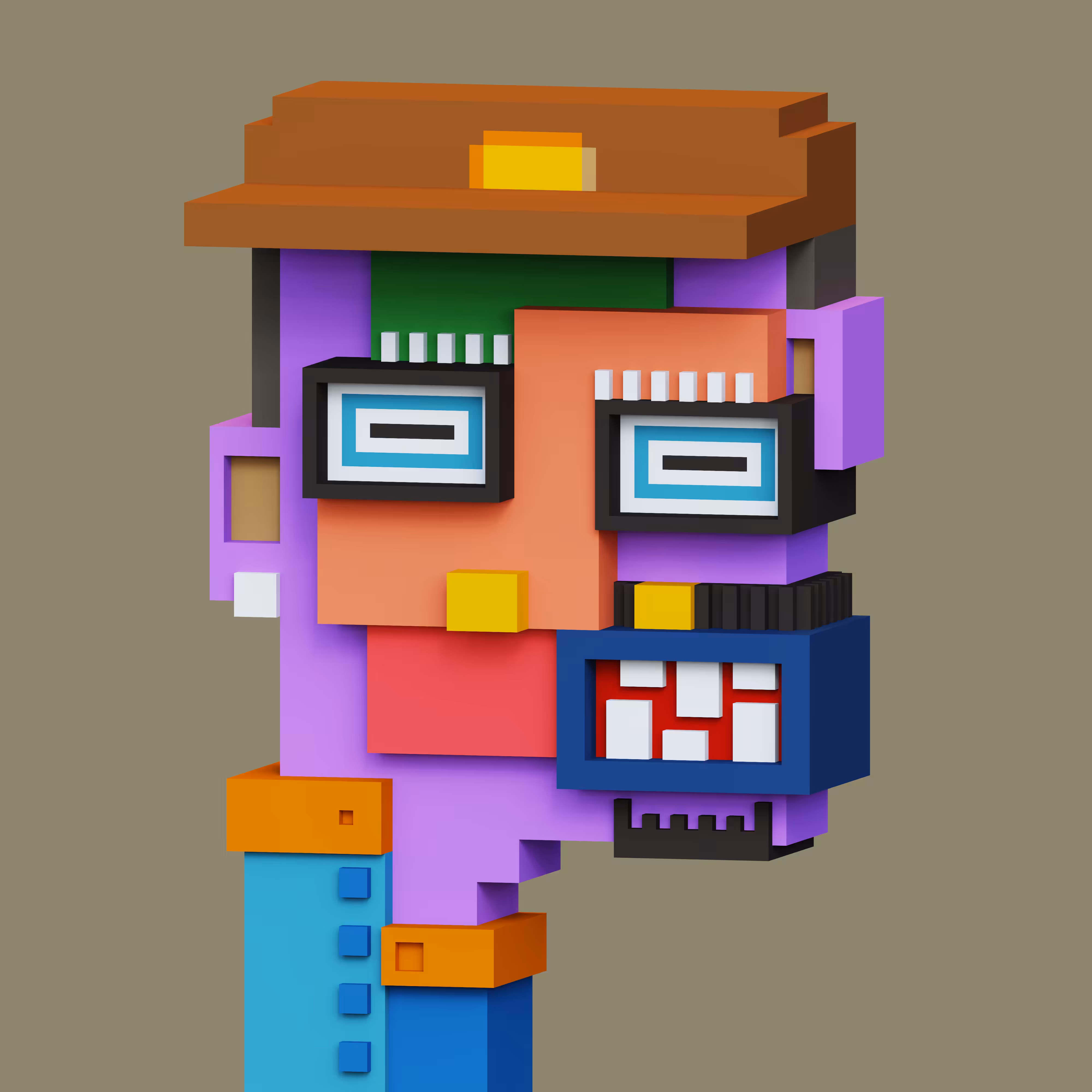 Pop Cubism Voxel 32