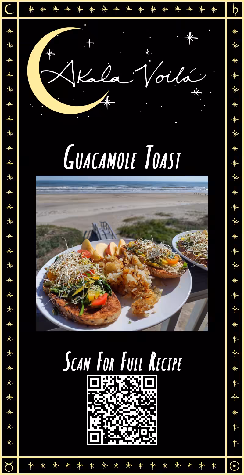 Guacamole Toast