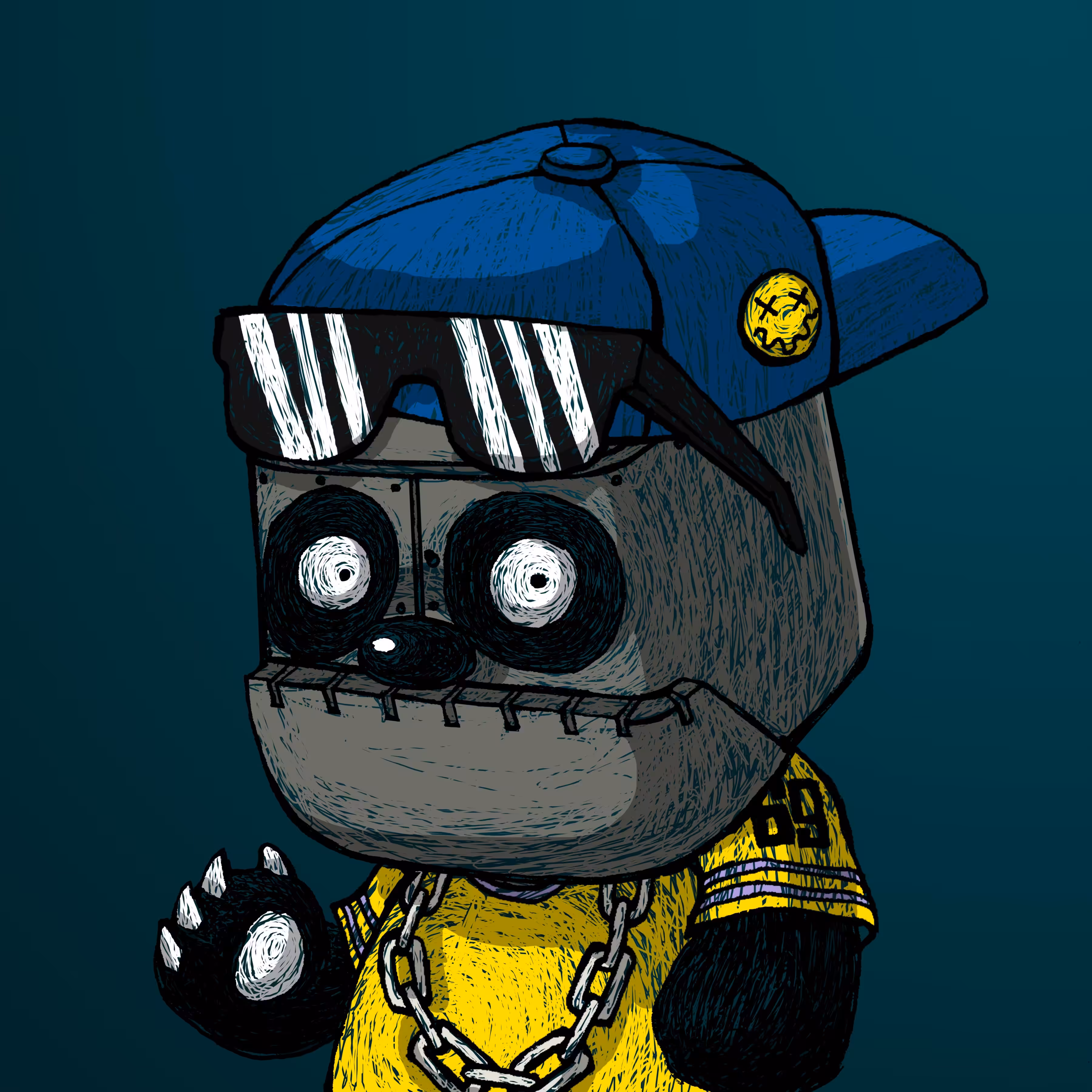 Papado in rapper outfit
