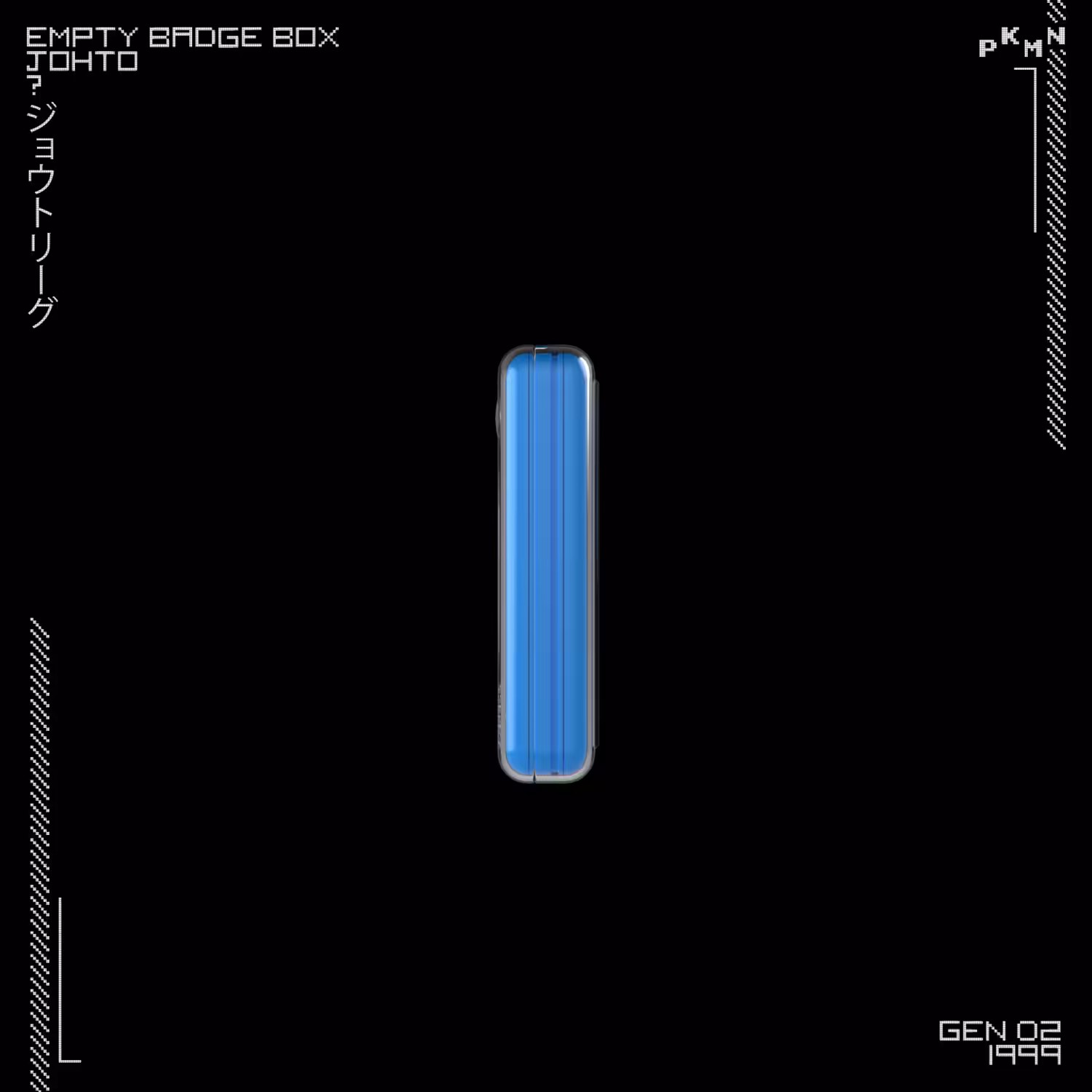 PKMN Gen 02 Empty Badge Box