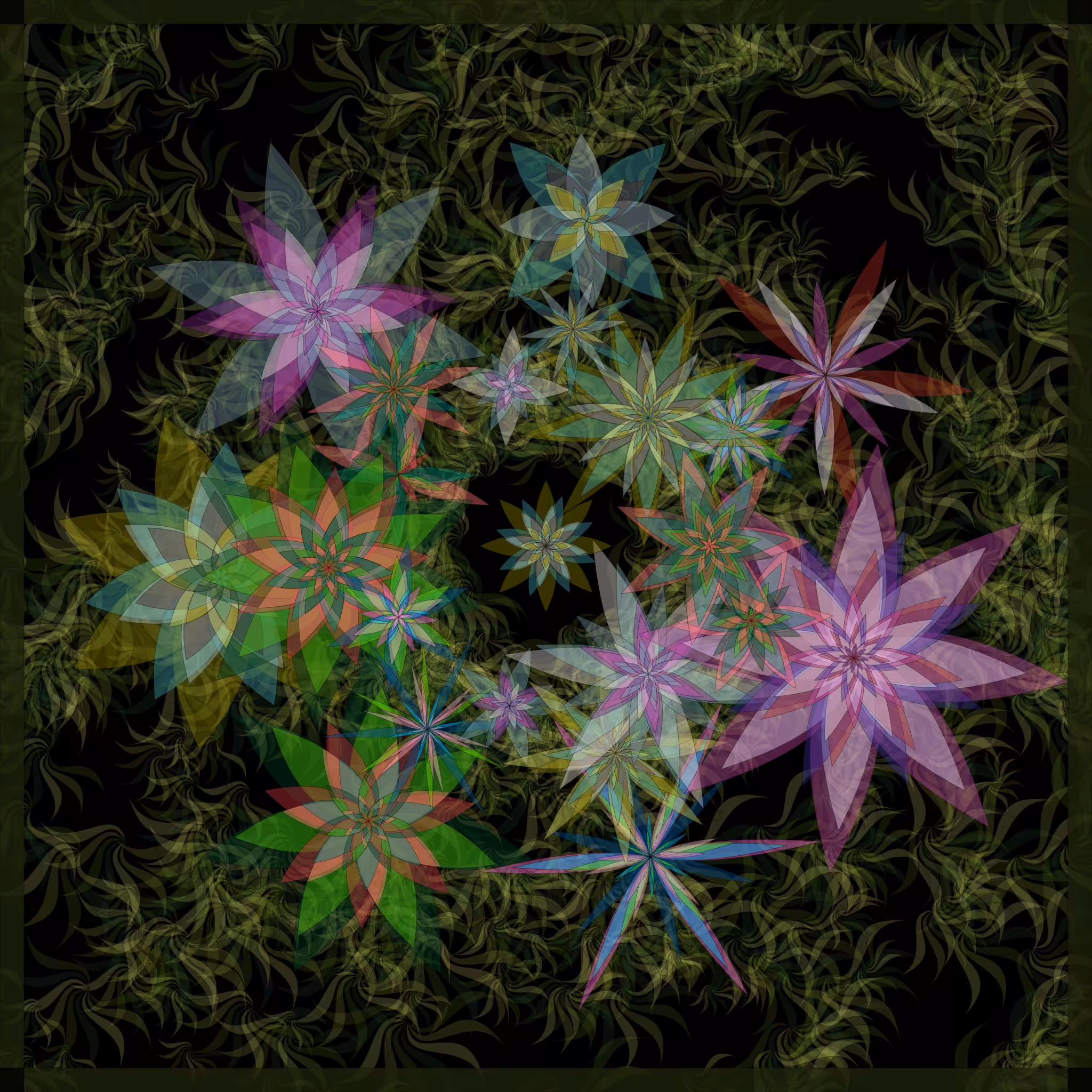 Bezier Garden #105