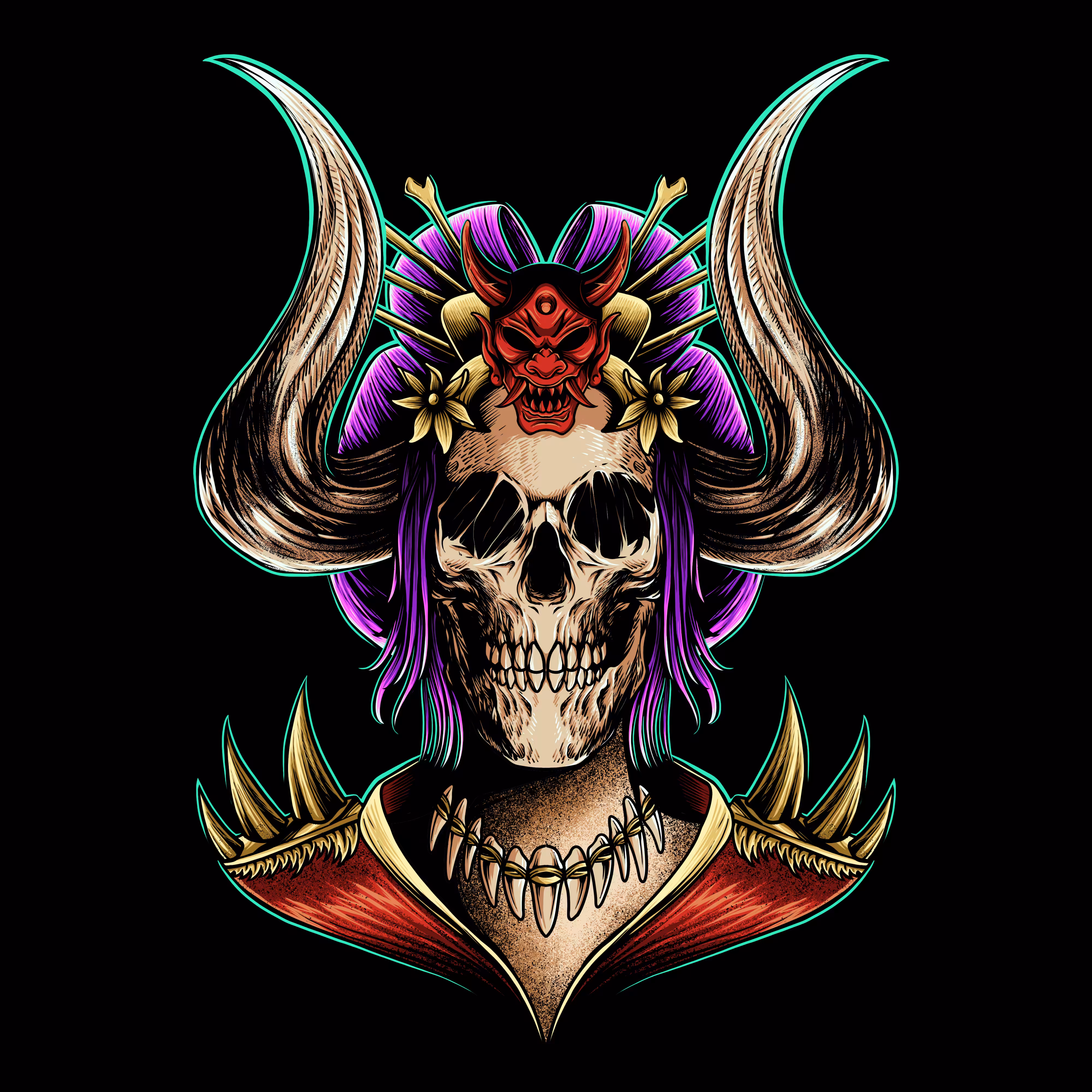 Skull Geisha