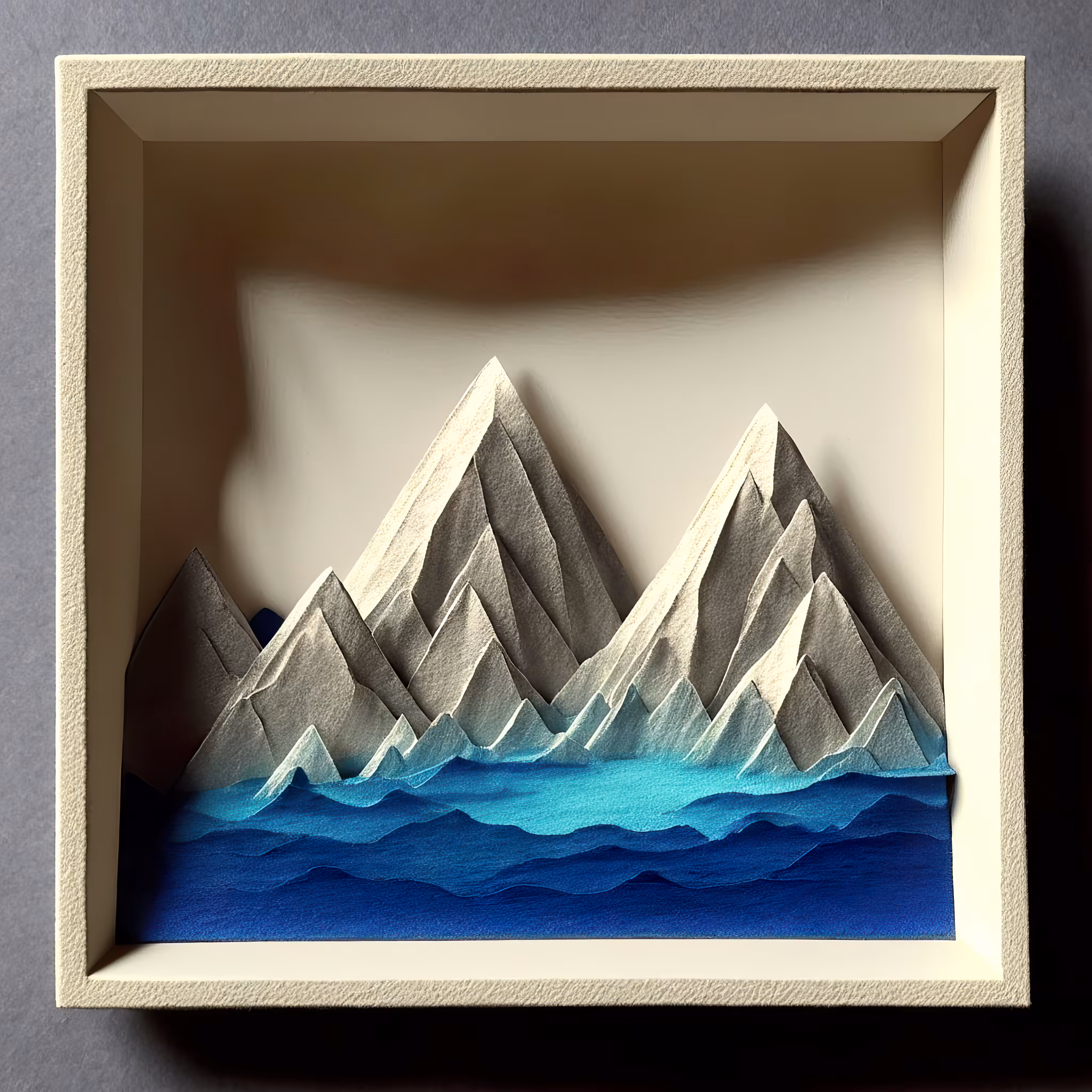Tiny Framed Mountain #1