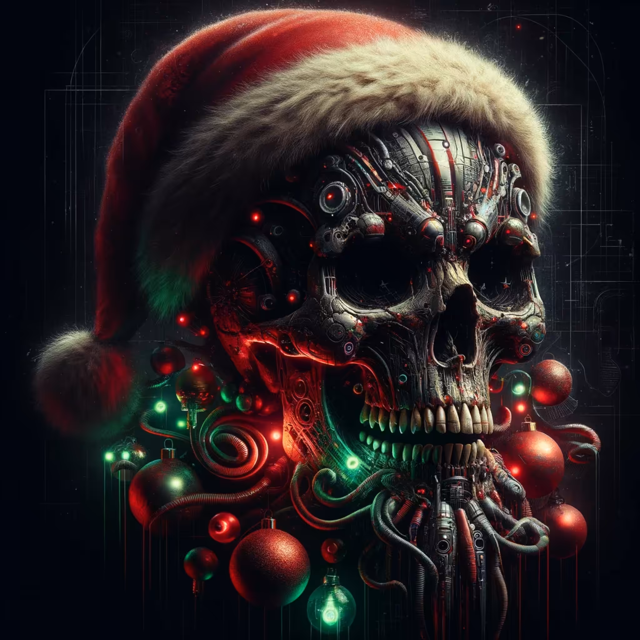 🎅CHRISTMAS SKULL💀 DAY 9 - 2023