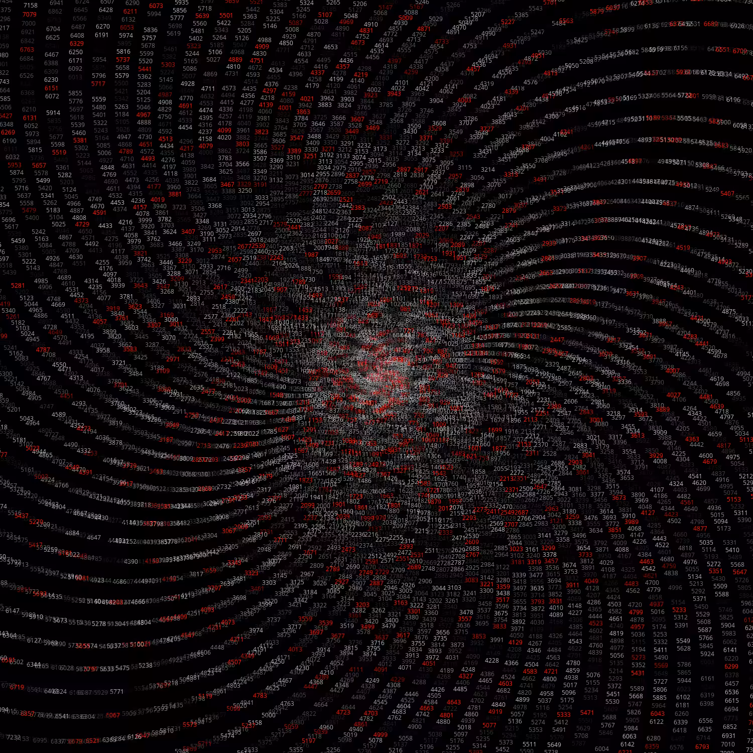 Polar Plot of Numbers #186