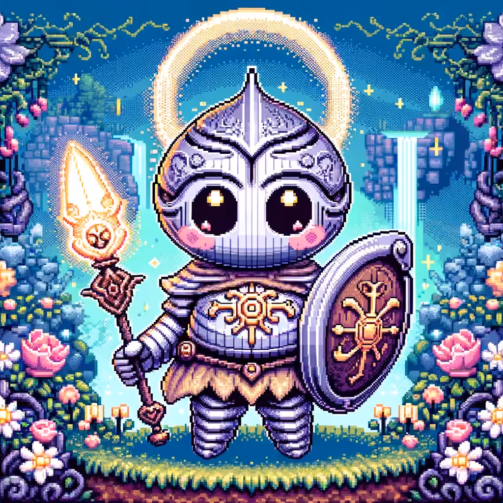 The Cherubic Knight of the Blossom Vale