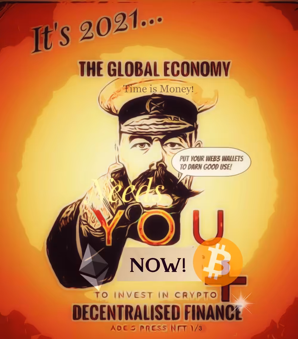 'Invest in DeFi!' (Special 2021 Poster)