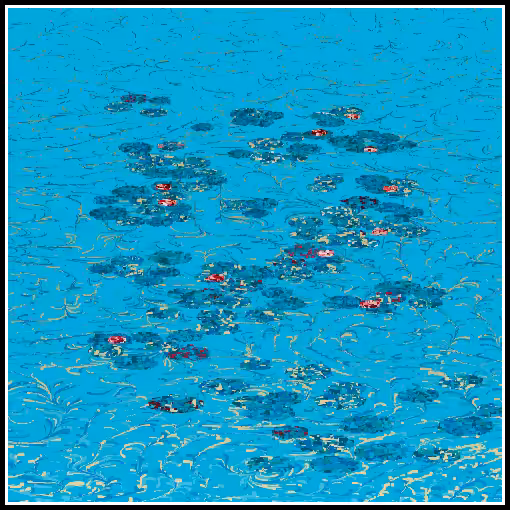 Polluted water lilies #120