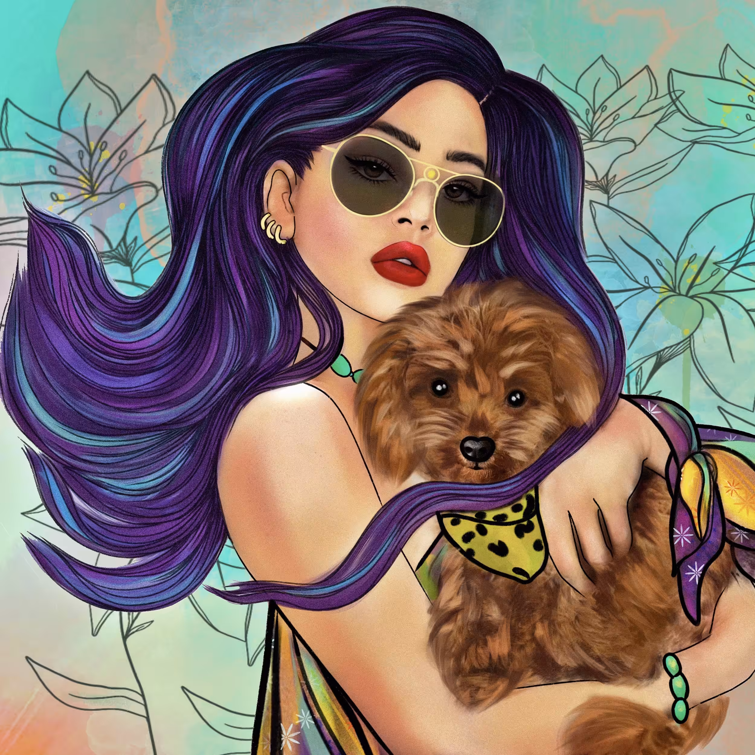 AVA & her pet 