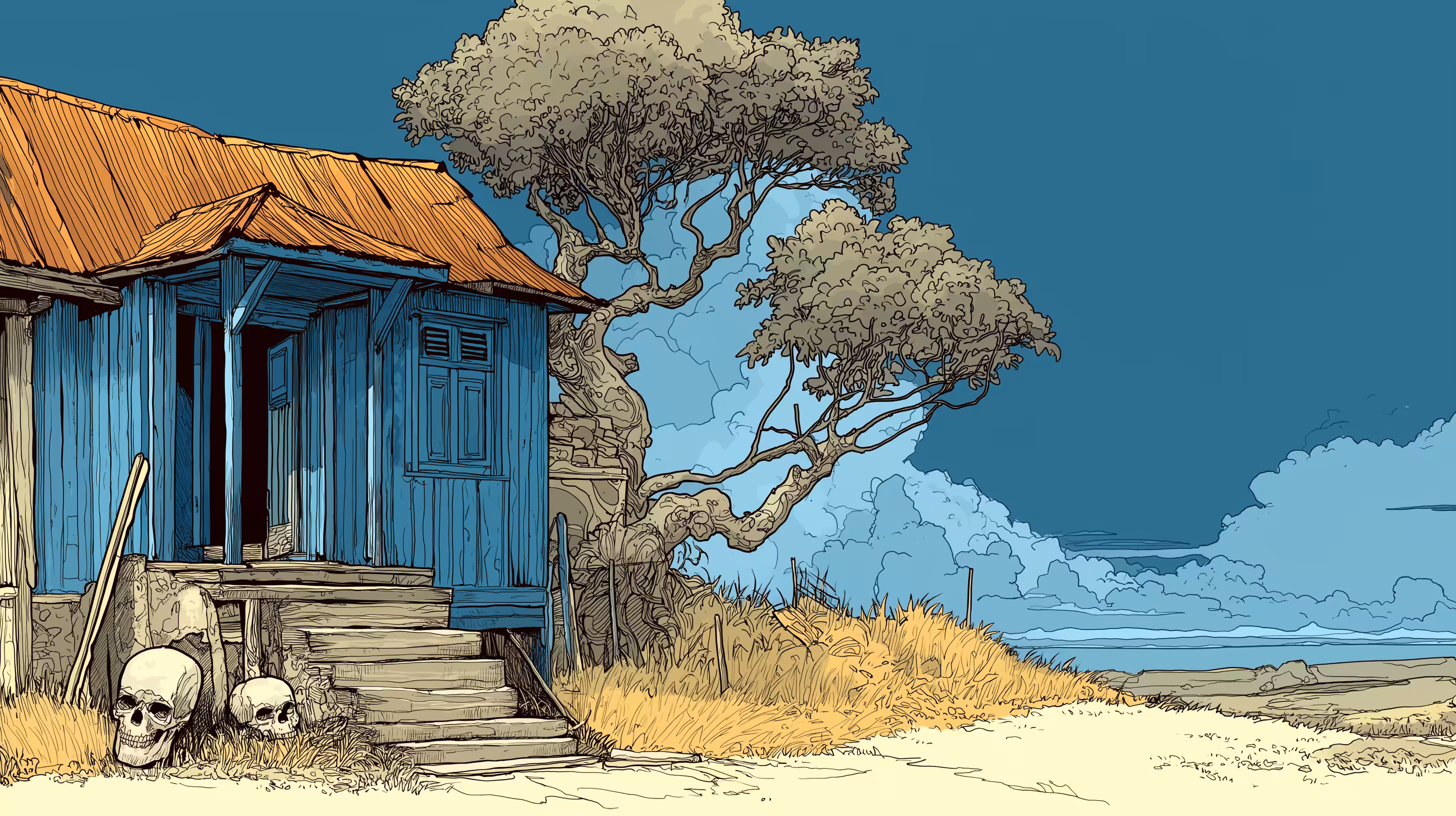 Echoes of the Blue Tide