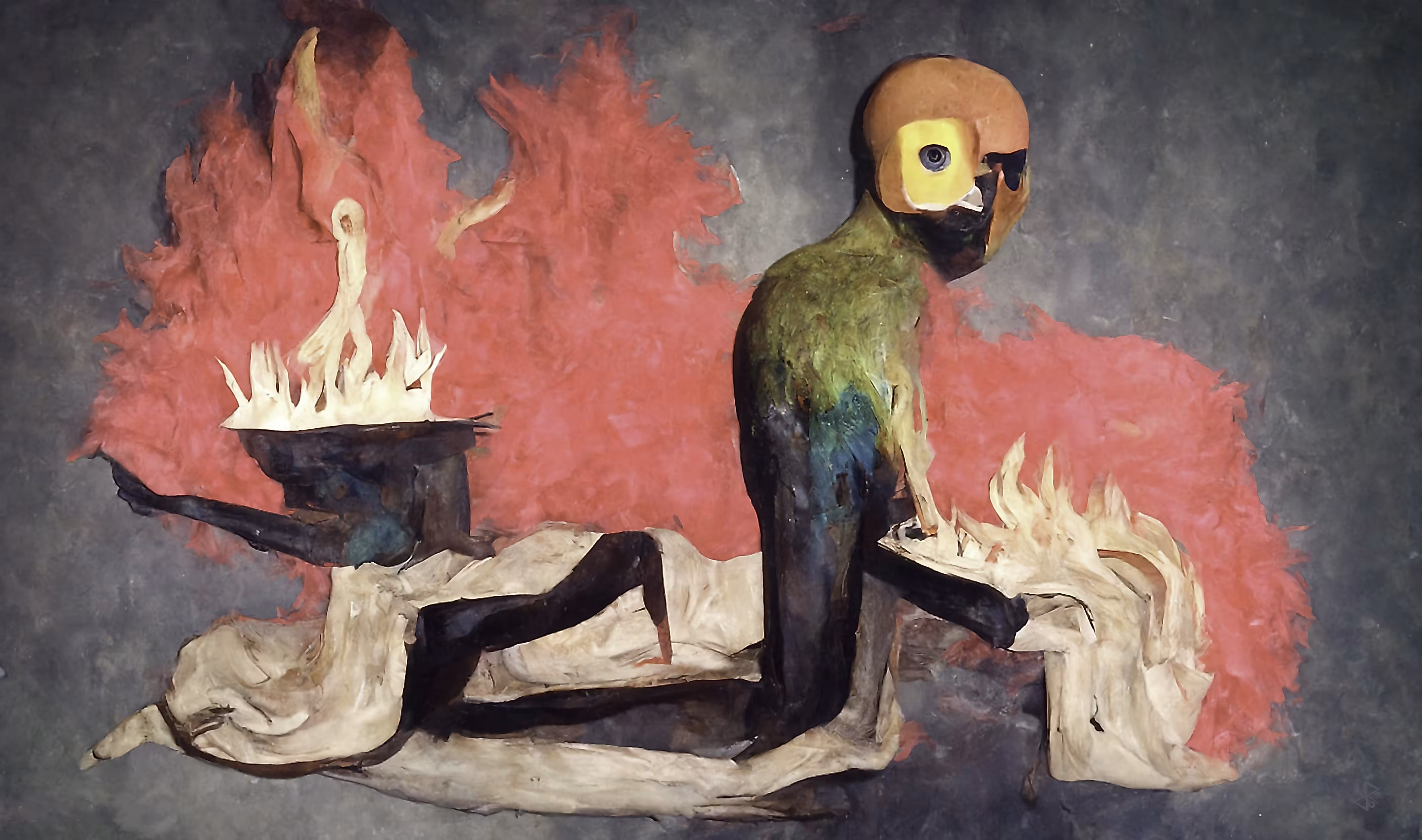 The pyre of my own passions