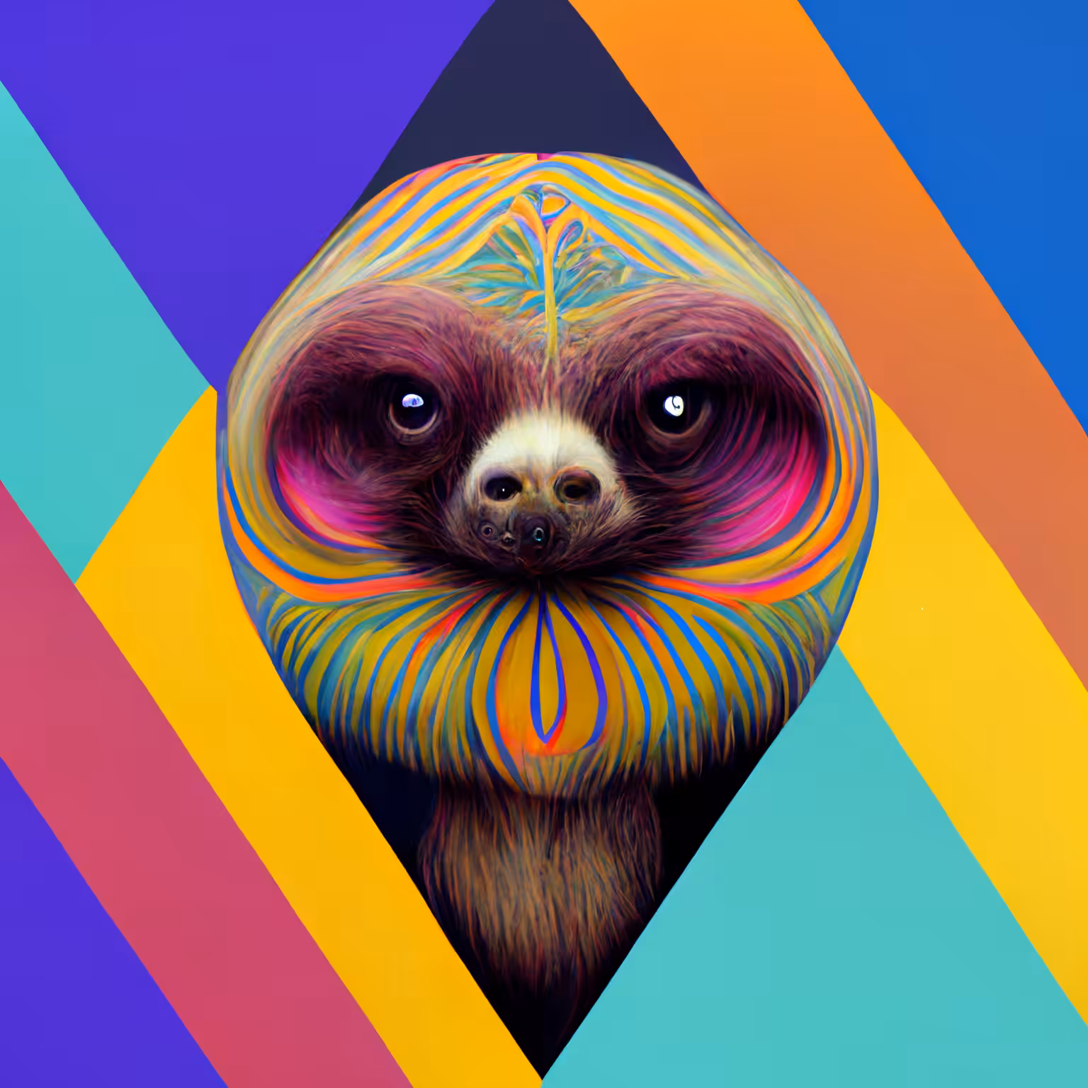 Psychedelic Sloth 35