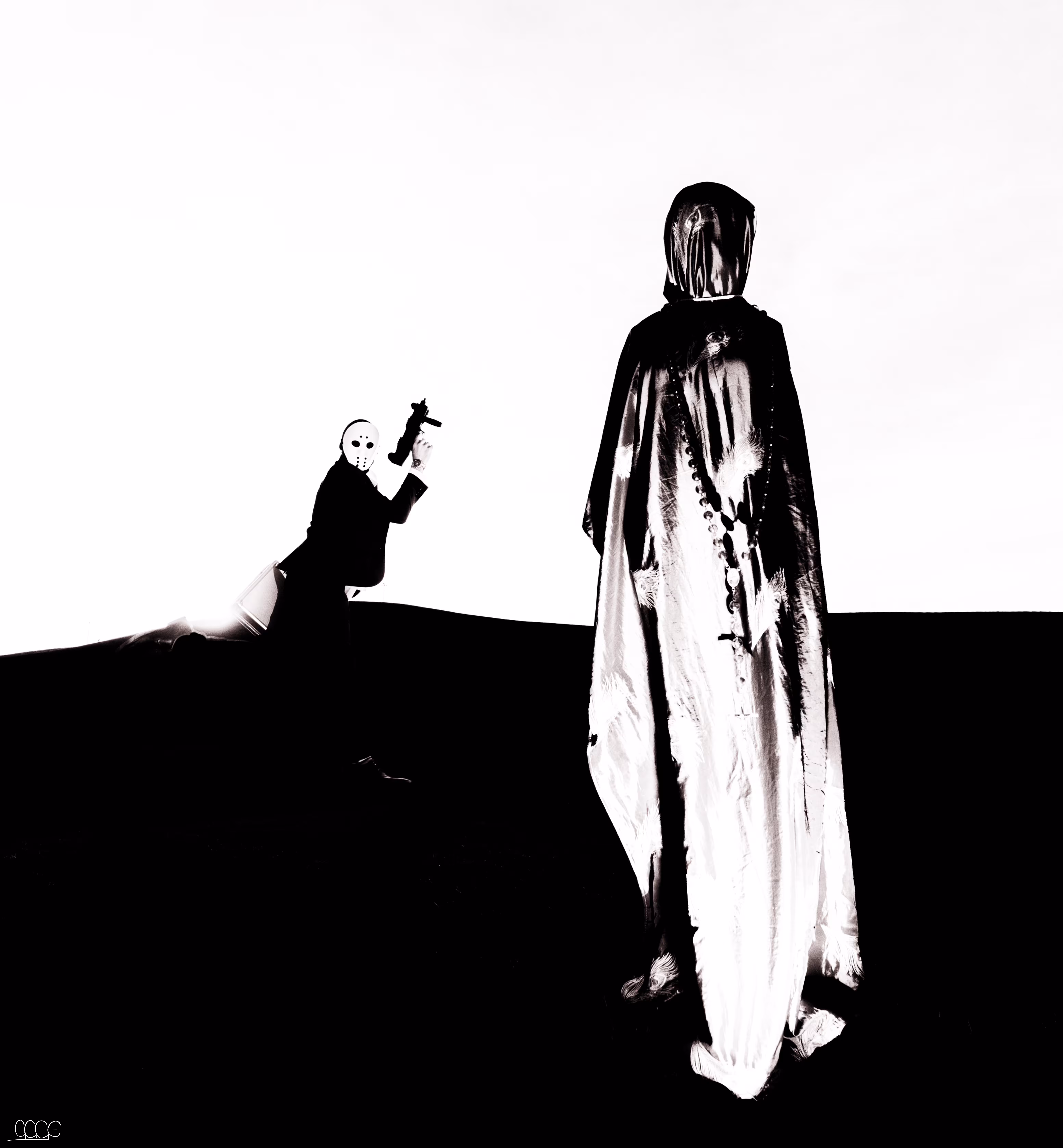 Don't Mind Me | B&W | ArtByGage