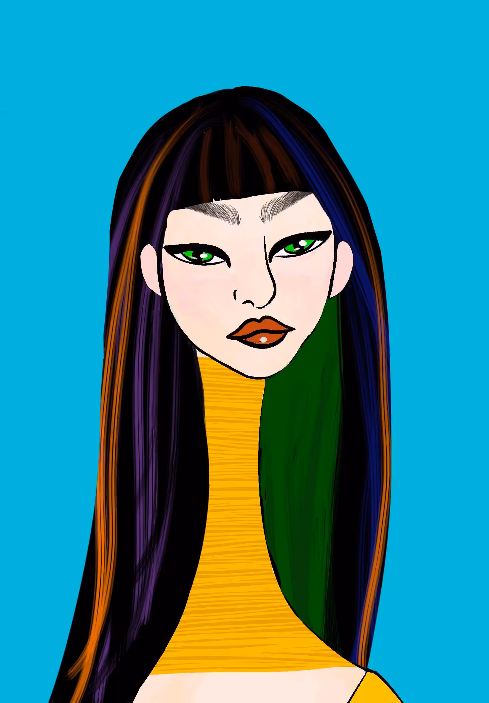 Long Neckie Ladies: Long Neckie Lady #220