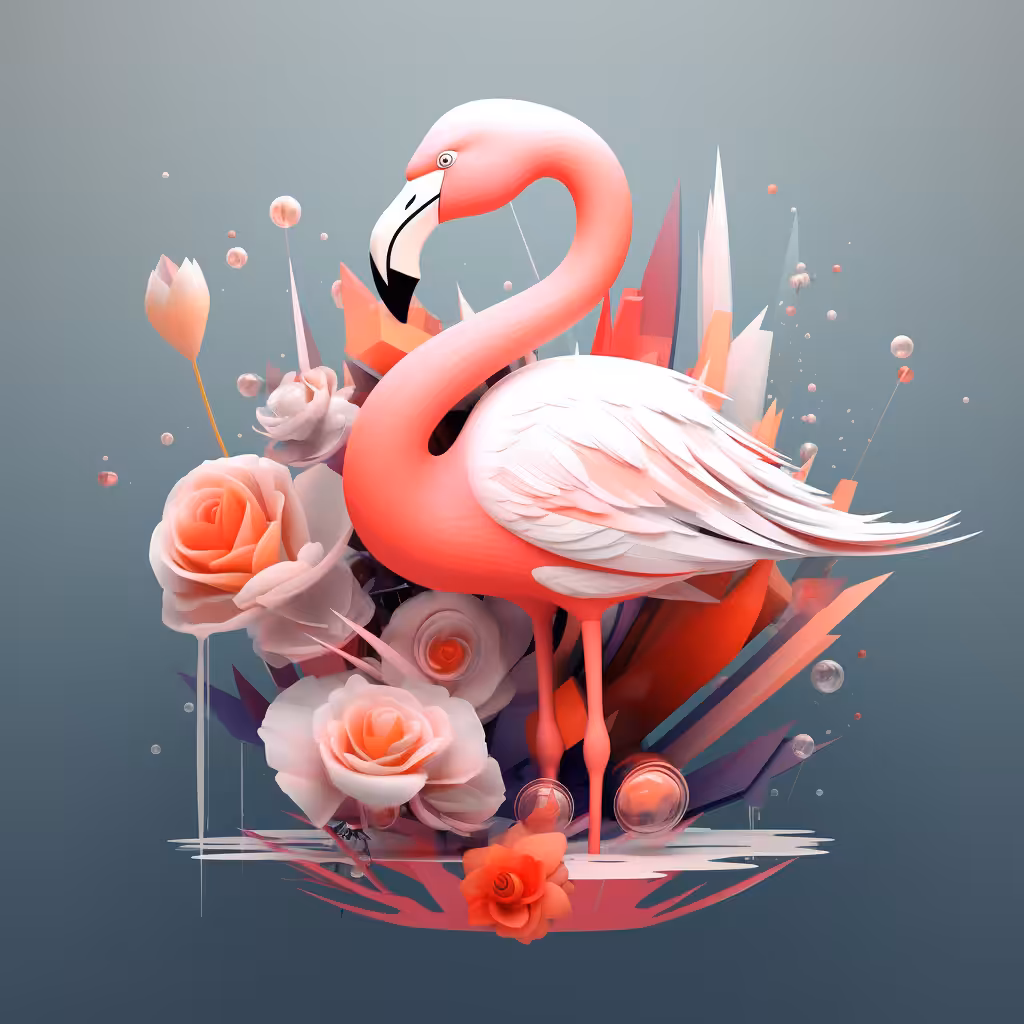 Flamingo Love