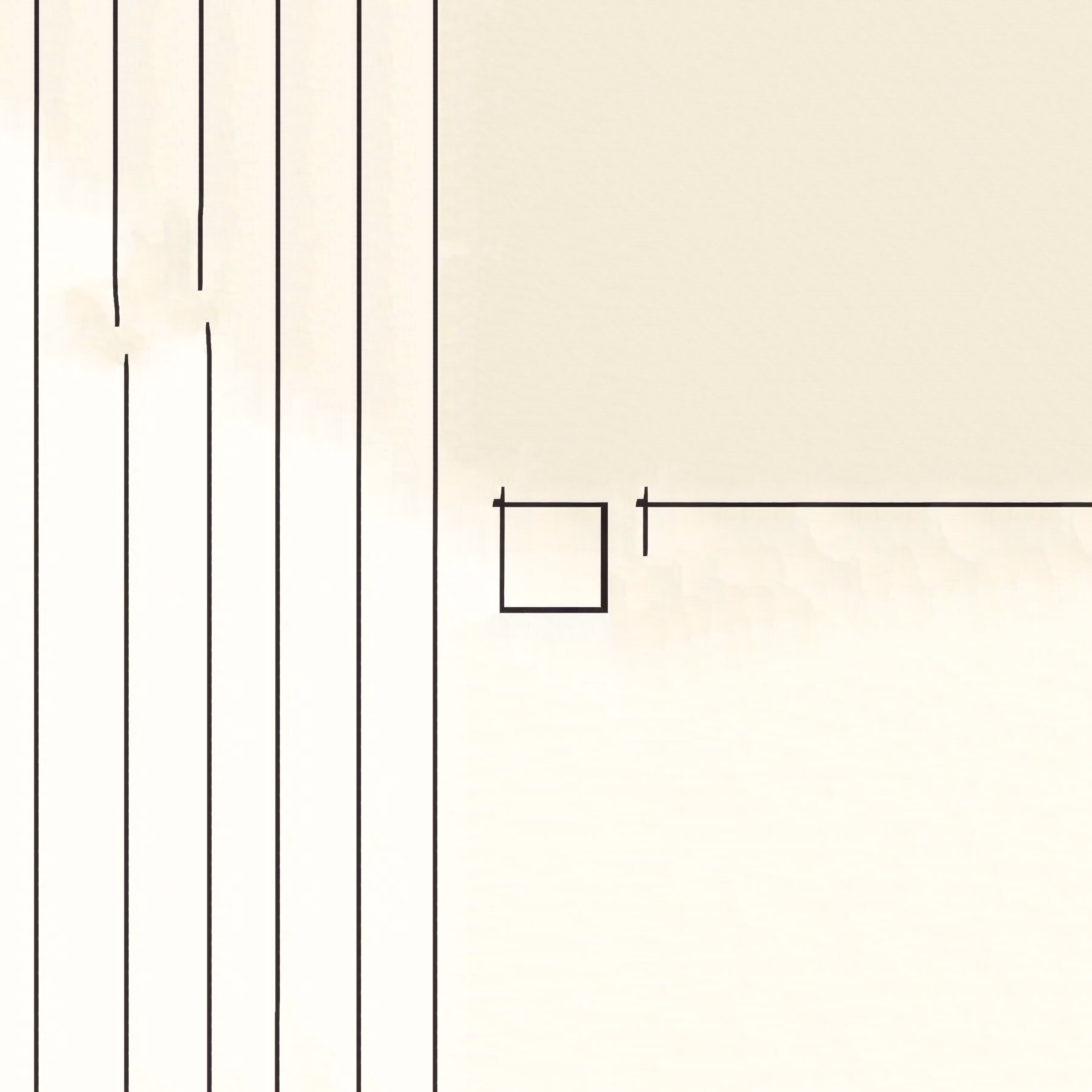 Re:masters - Mondrian - Composition in Black and White (Painting 1)