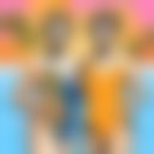Sylvie et Albertine en maillot de bain