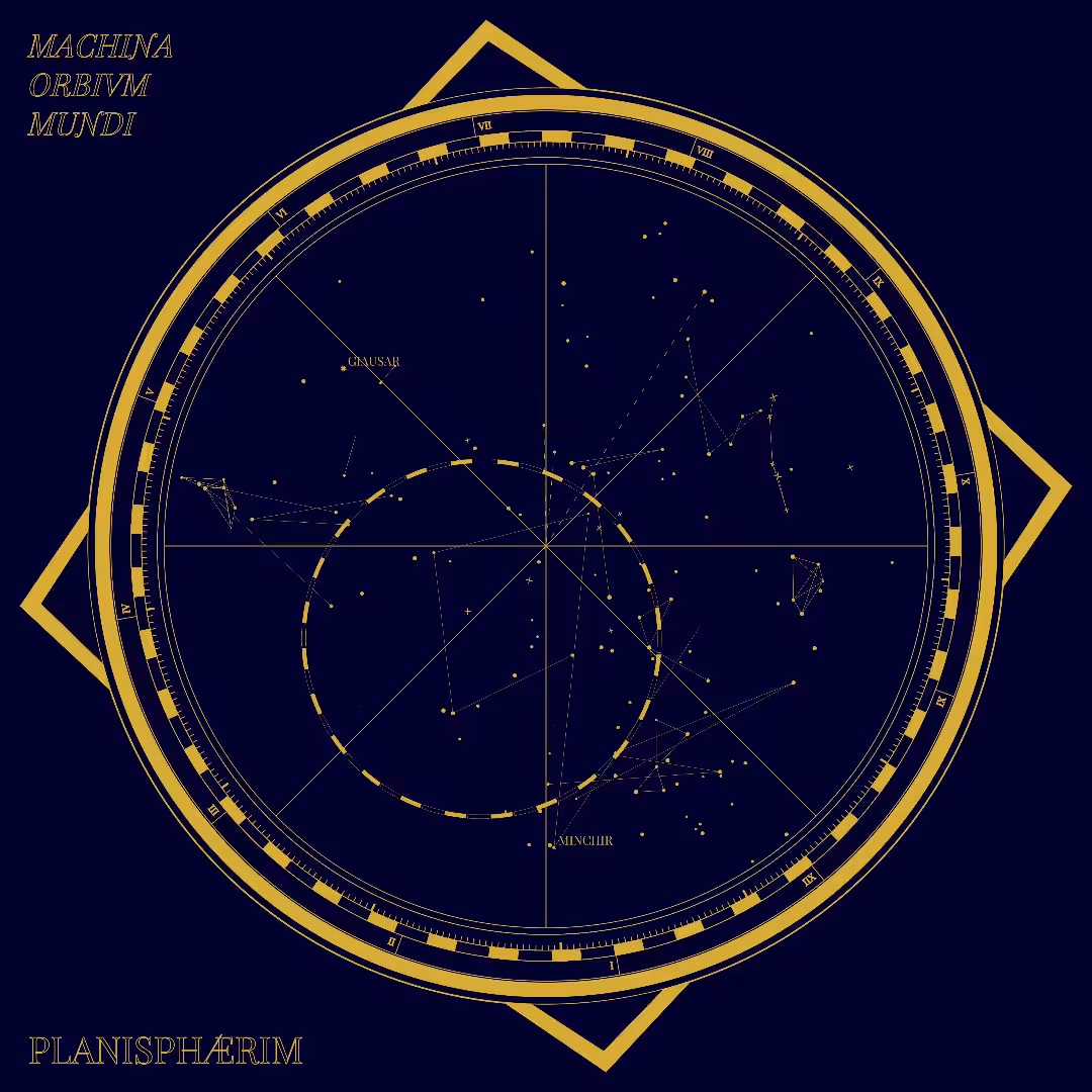 A Fictional Map Of Constellations #19