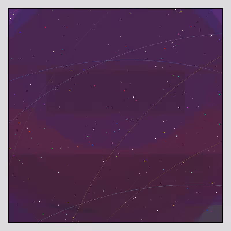 Color Field Starry B #58