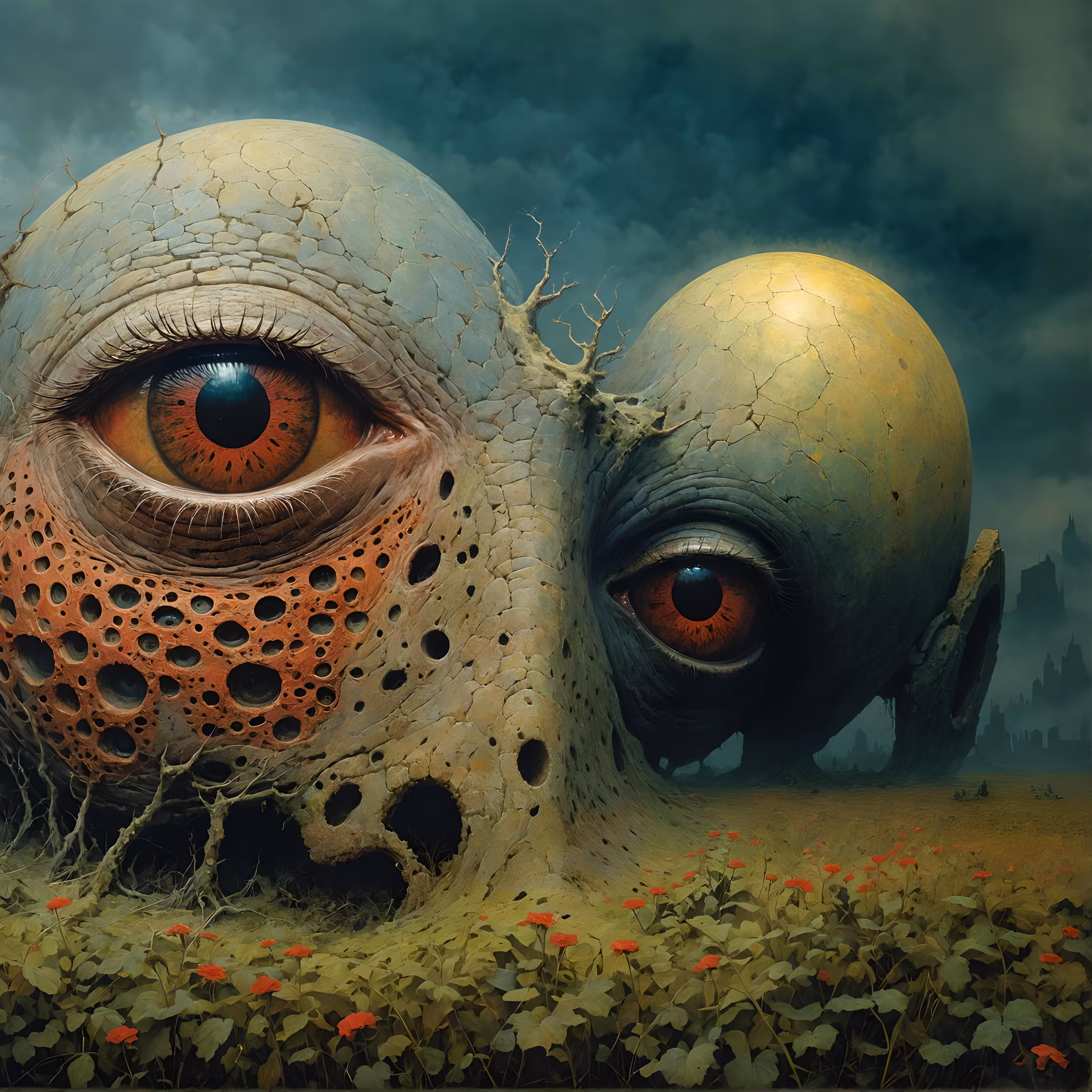 Viscera Eyes 8K By Zdzisław Beksiński 7