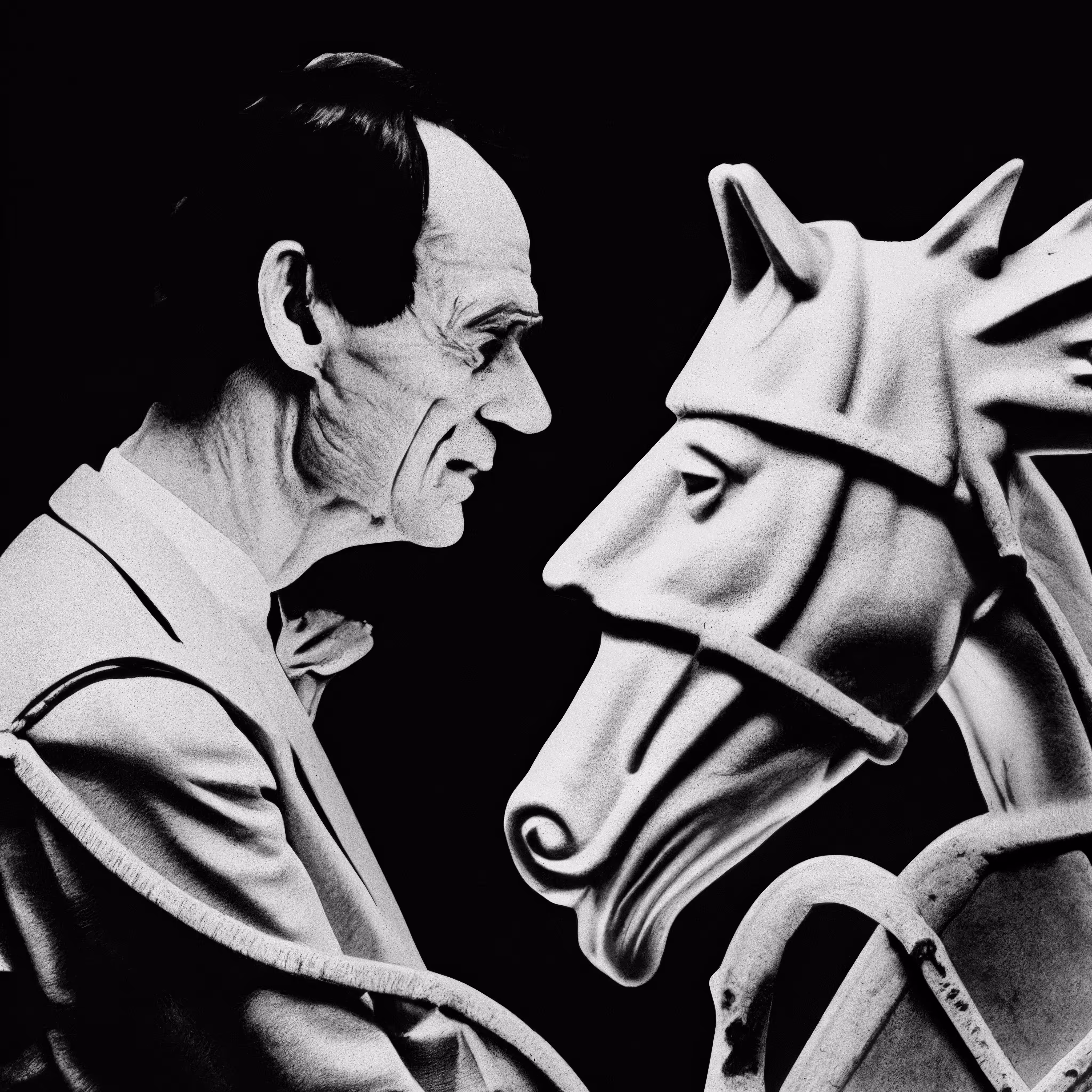 The Controversial 'Sherman Horse Head' in Lincoln's Late Period: Studio Photograph, c. 1893