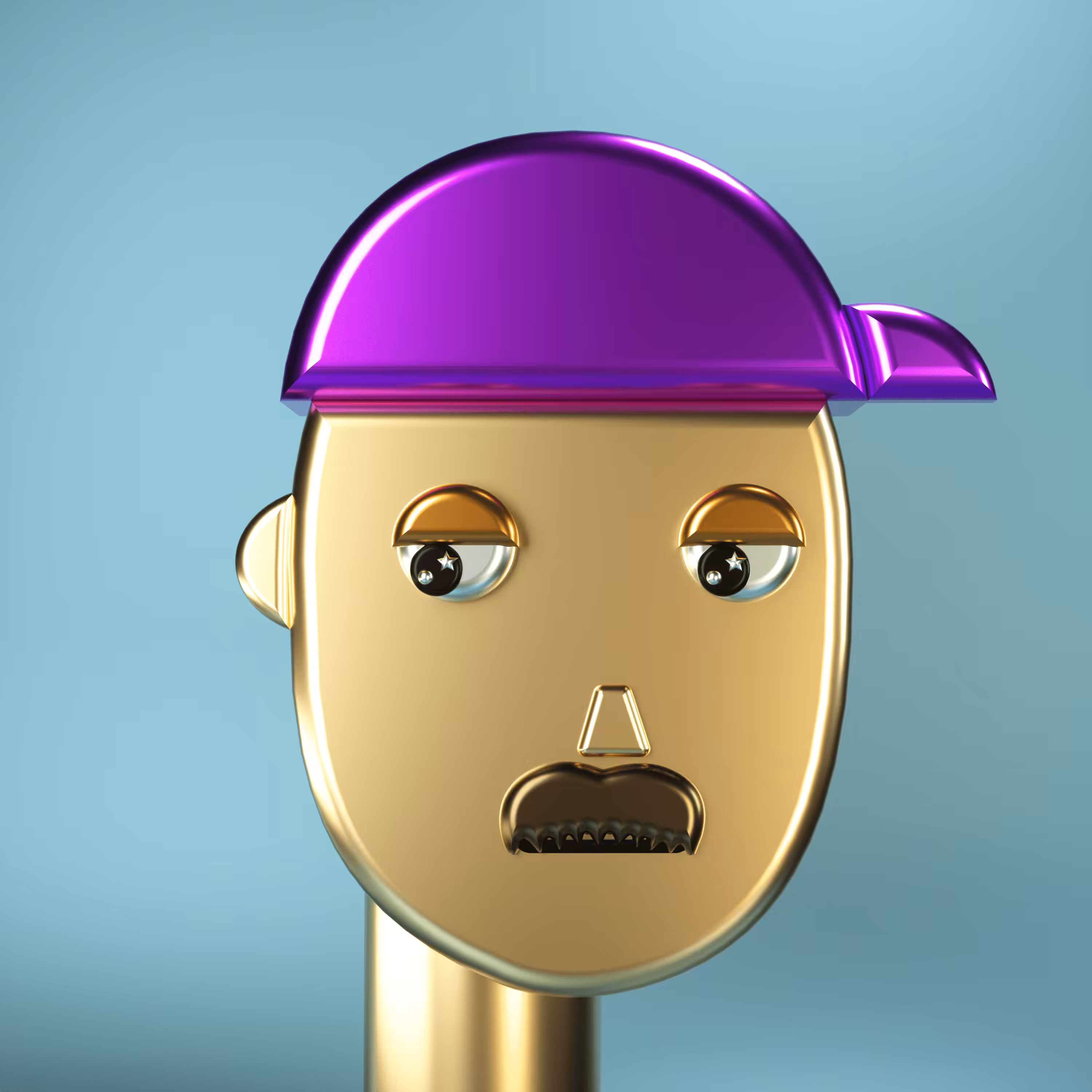 3D Chrome Punk #0848
